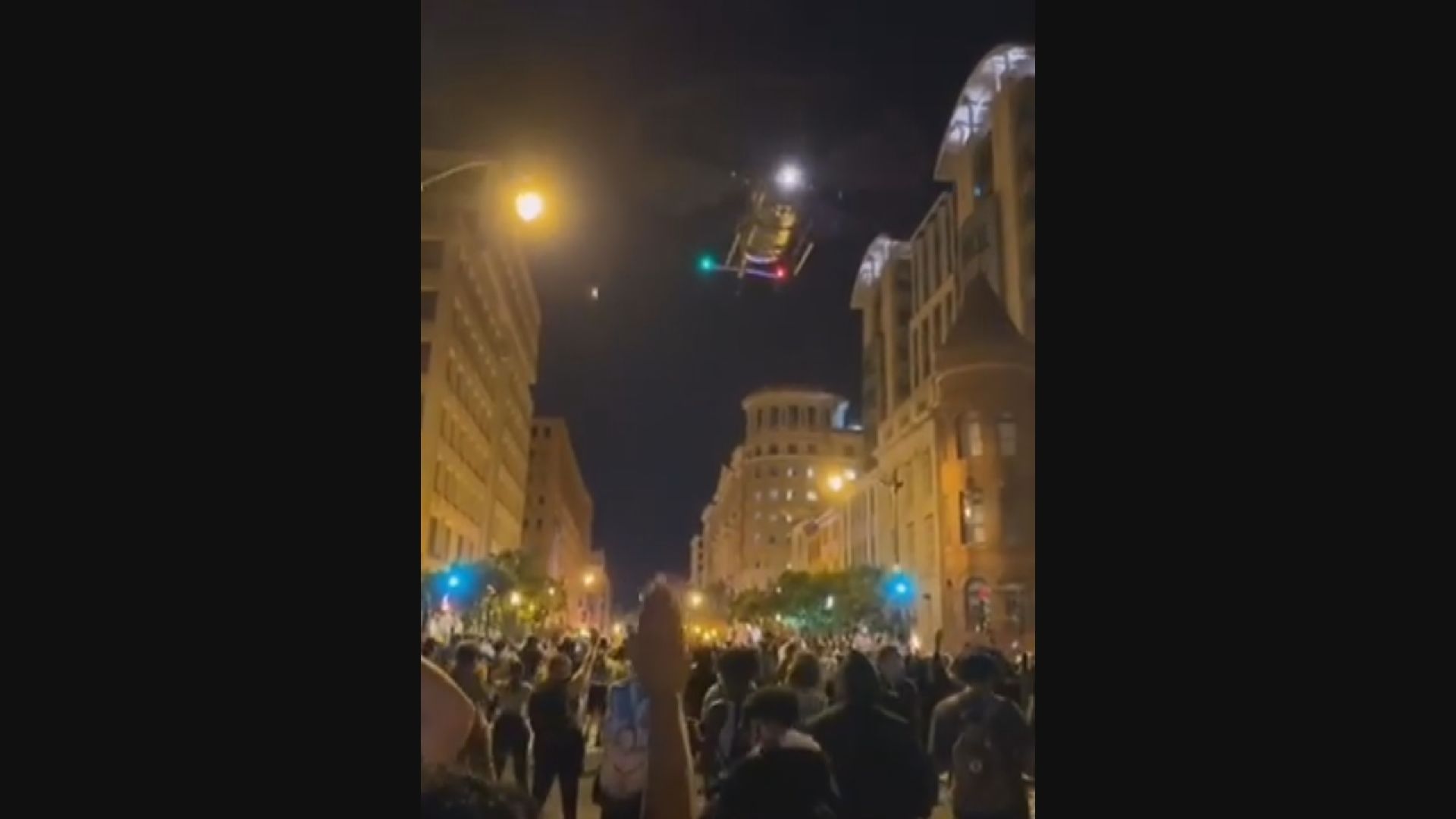 美軍出動救傷直升機驅散惹批評　國民警衛軍展開調查