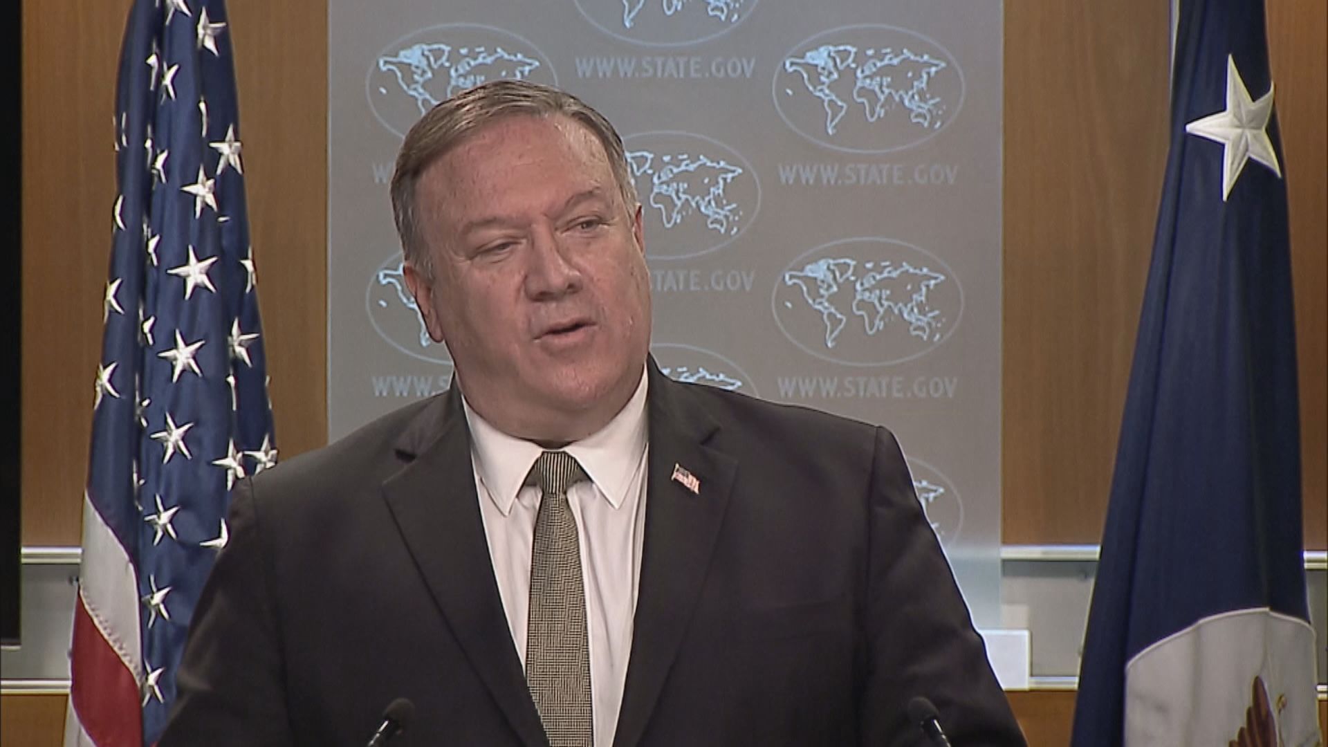 蓬佩奧批中共在港實施「奧威爾式審查」