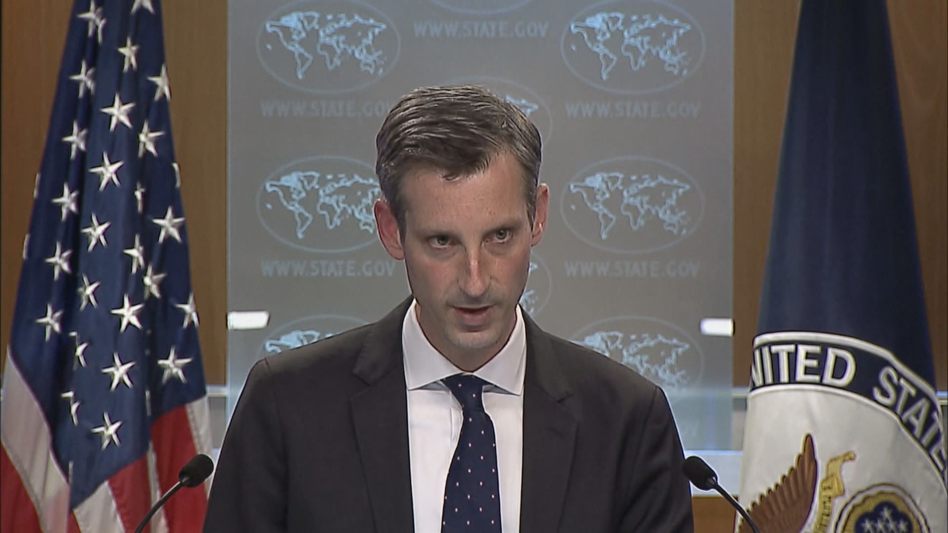 美國指中國正尋求打壓香港所有形式和平集會