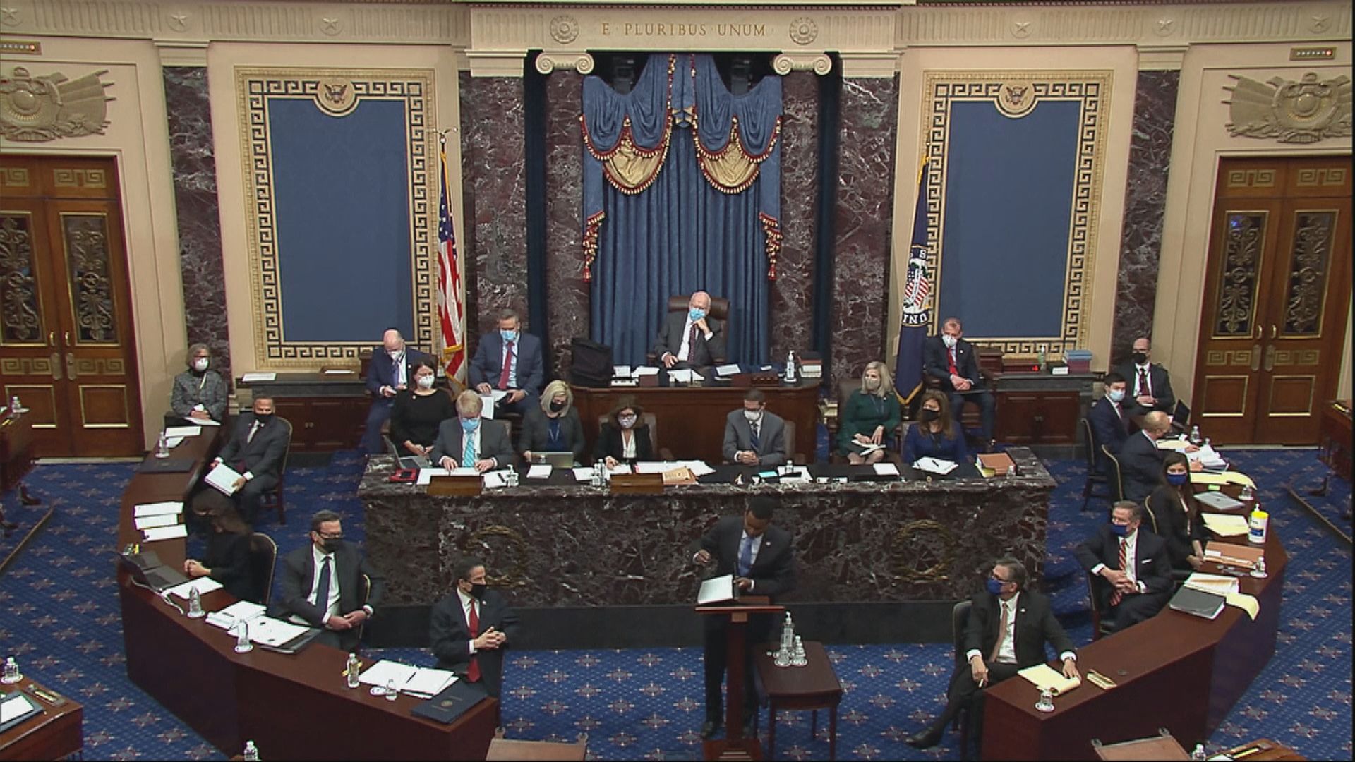 美國參議院展開特朗普彈劾聆訊