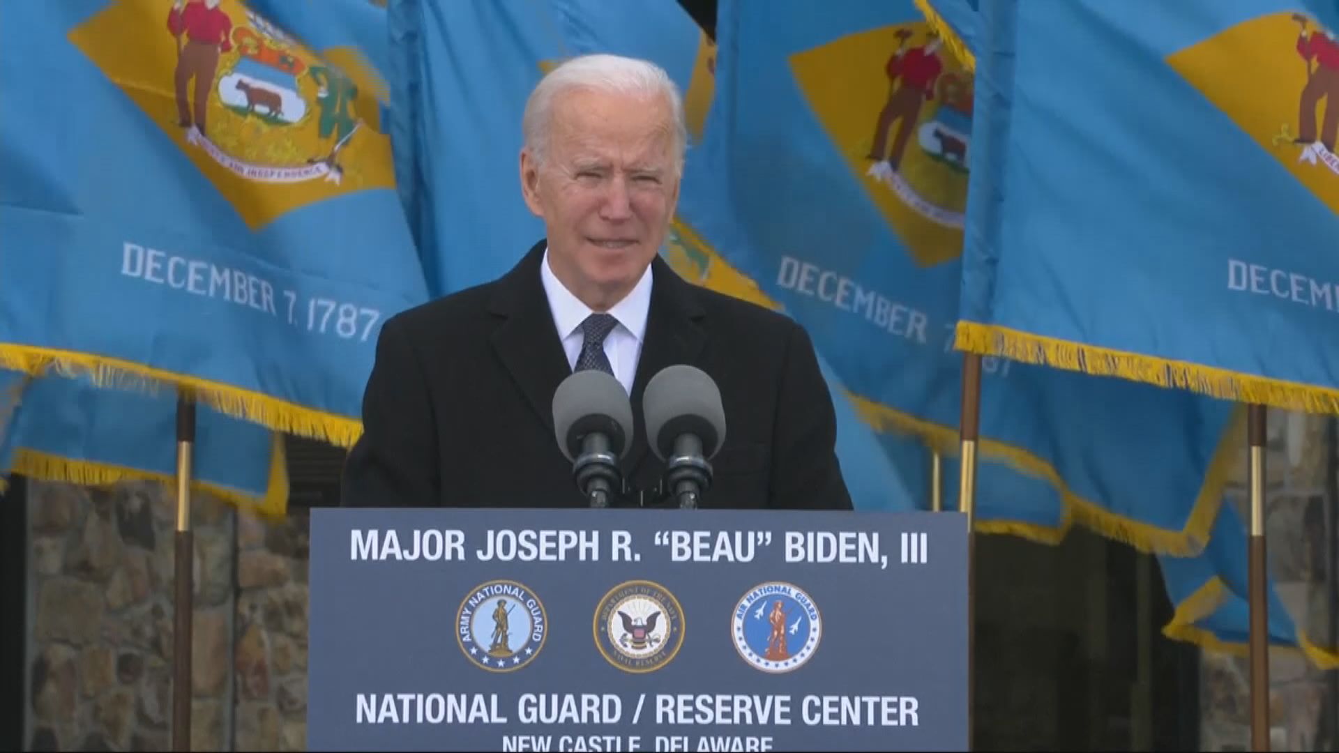 拜登前往華盛頓準備就任美國總統