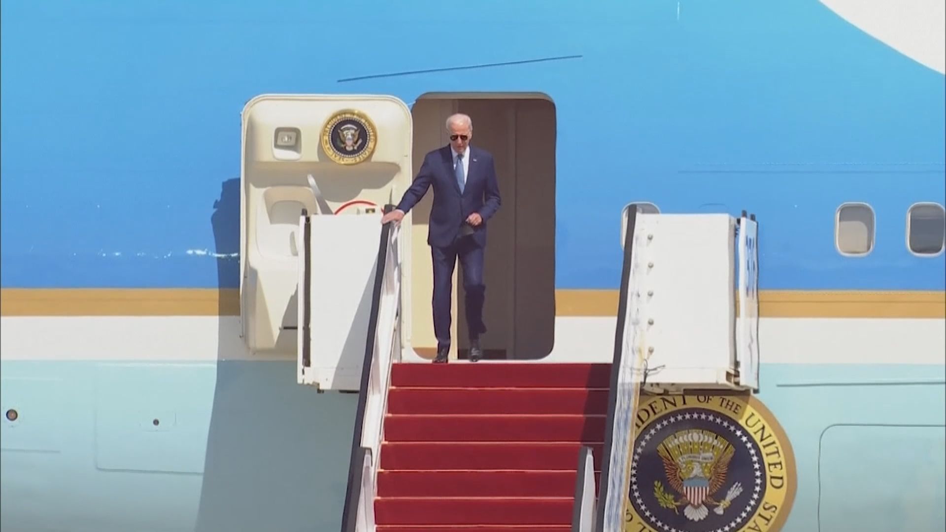 拜登抵達以色列　展開中東訪問行程