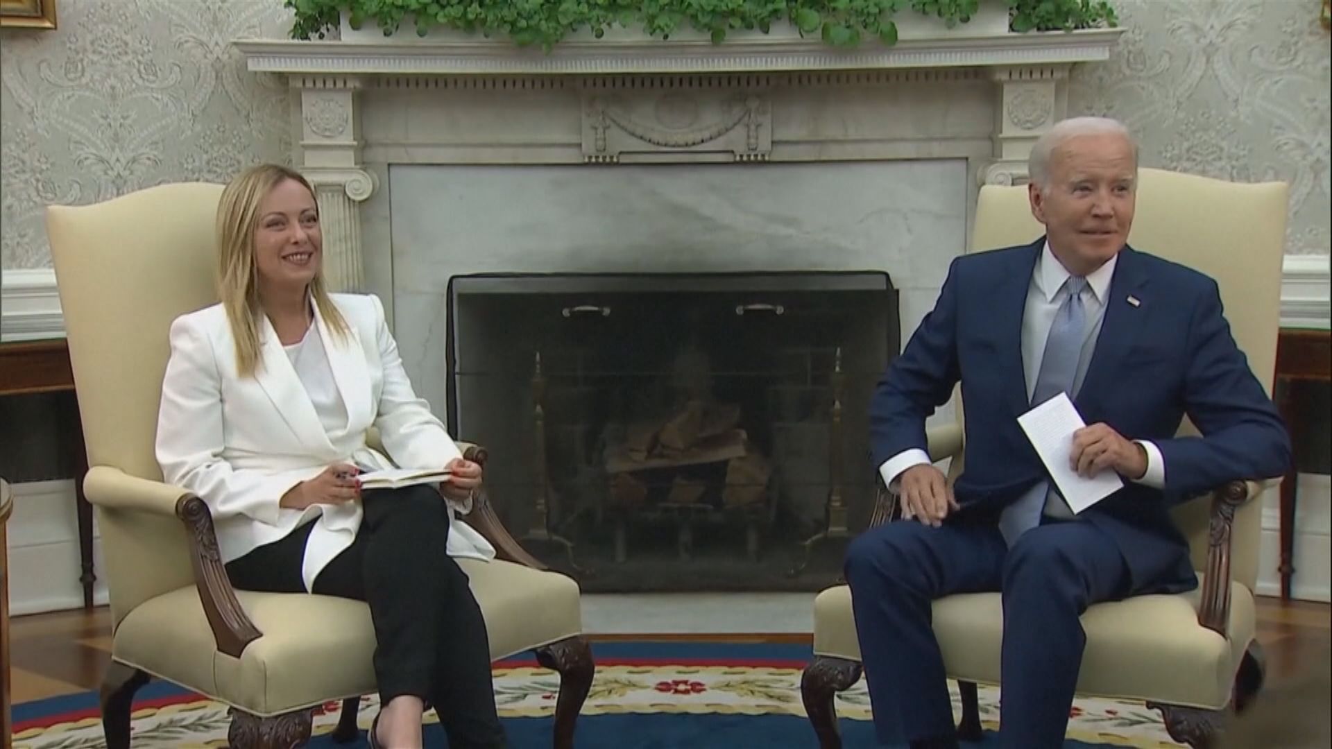 拜登晤梅洛尼 稱將就中國帶來的機遇及挑戰加強磋商