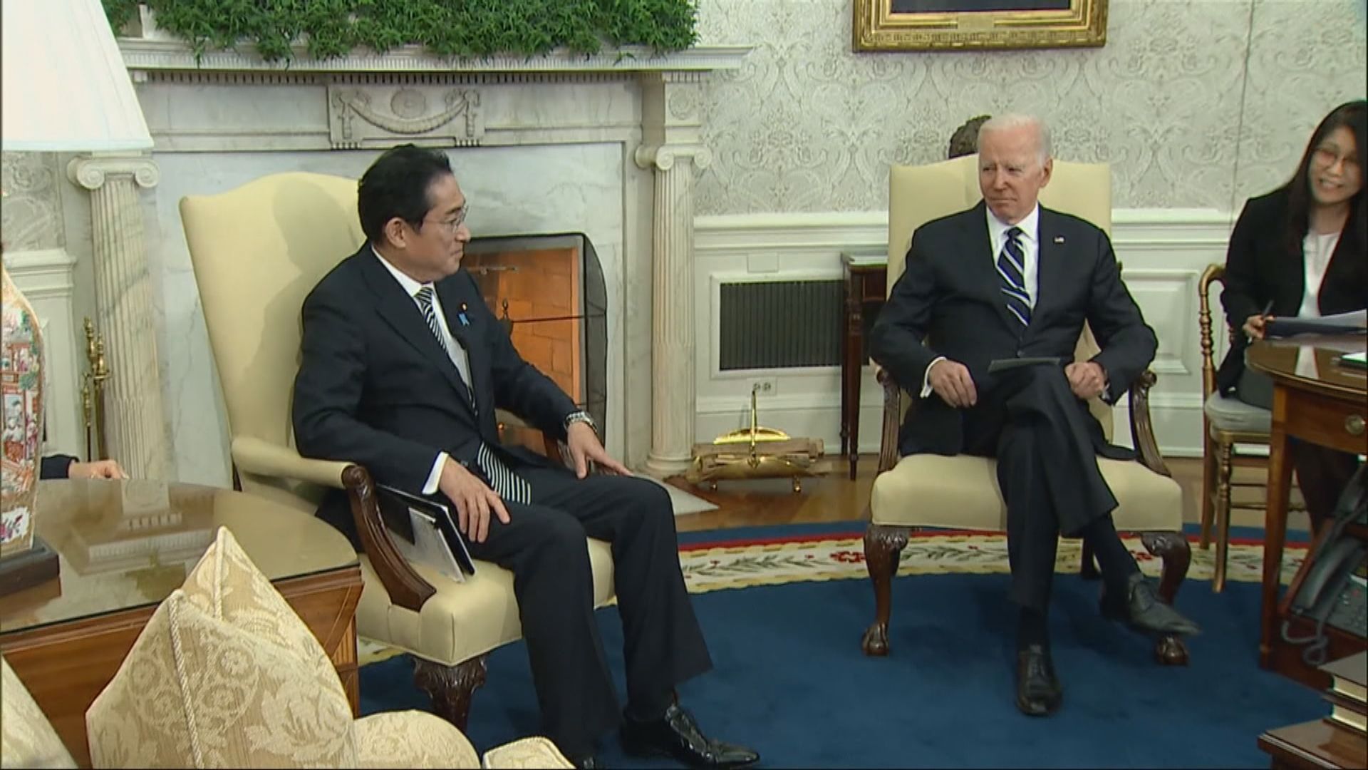 拜登會晤岸田文雄　強調台海和平穩定重要性