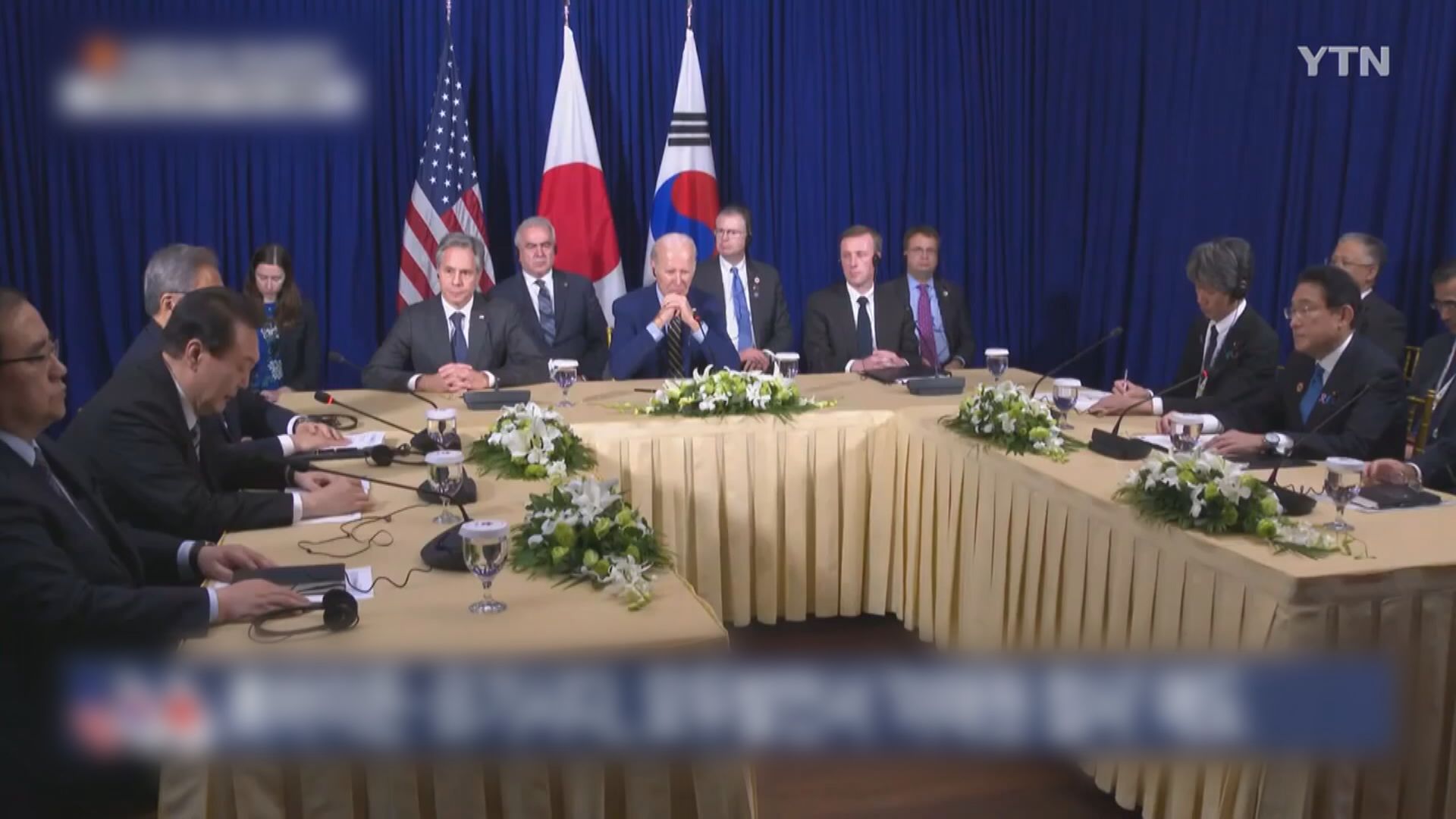 美日韓三方會談　同意加強對北韓延伸威懾力