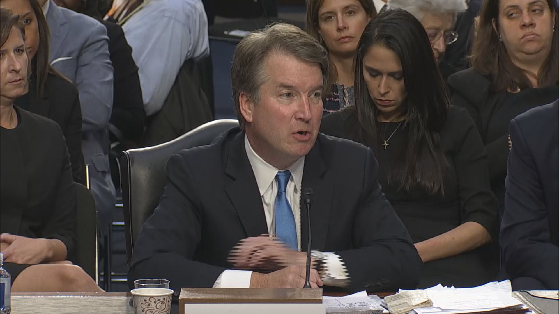 卡瓦諾續出席大法官提名聽證會