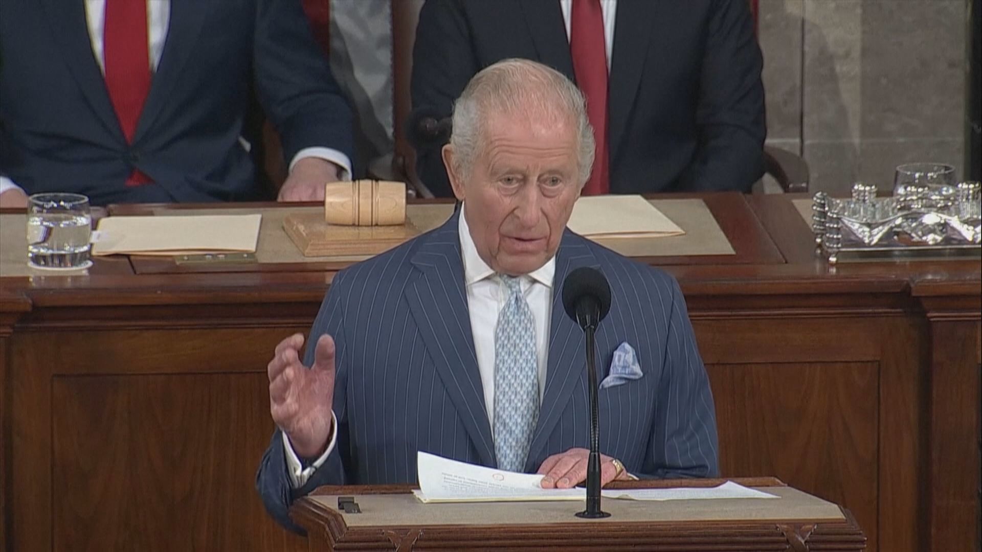 查理斯三世於美國國會演說　強調英美關係無法替代