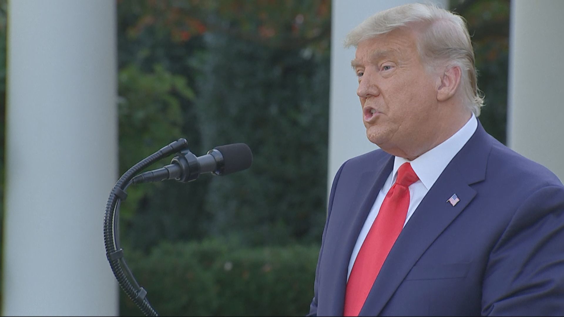 特朗普無明確回應大選結果　惟暗示白宮可能易主