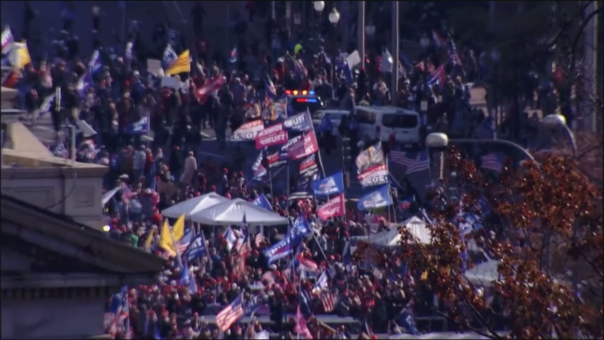 華盛頓大批民眾遊行聲援特朗普　拜登繼續籌組內閣