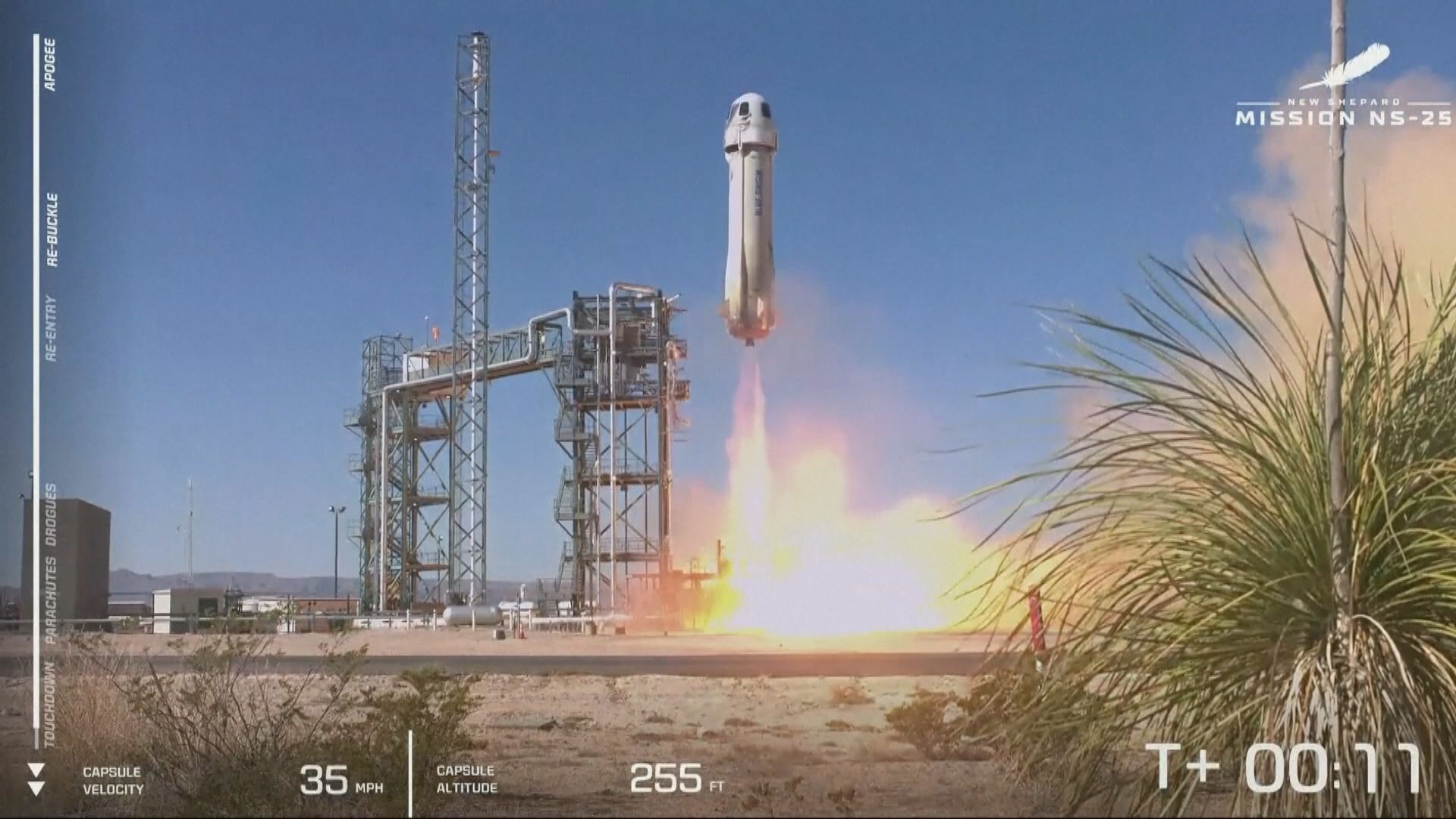 藍色起源相隔兩年再執行載人太空旅遊任務