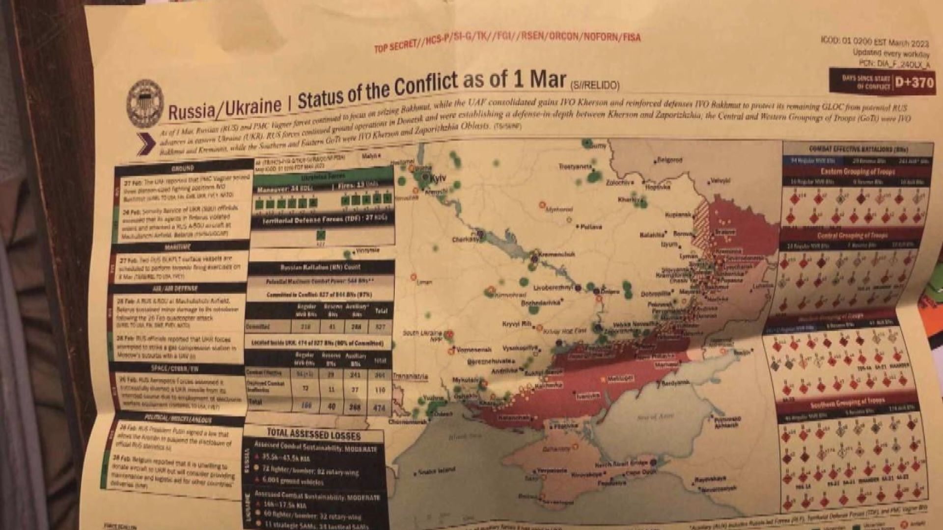 美國形容外洩情報事件威脅國家　司法部展開刑事調查