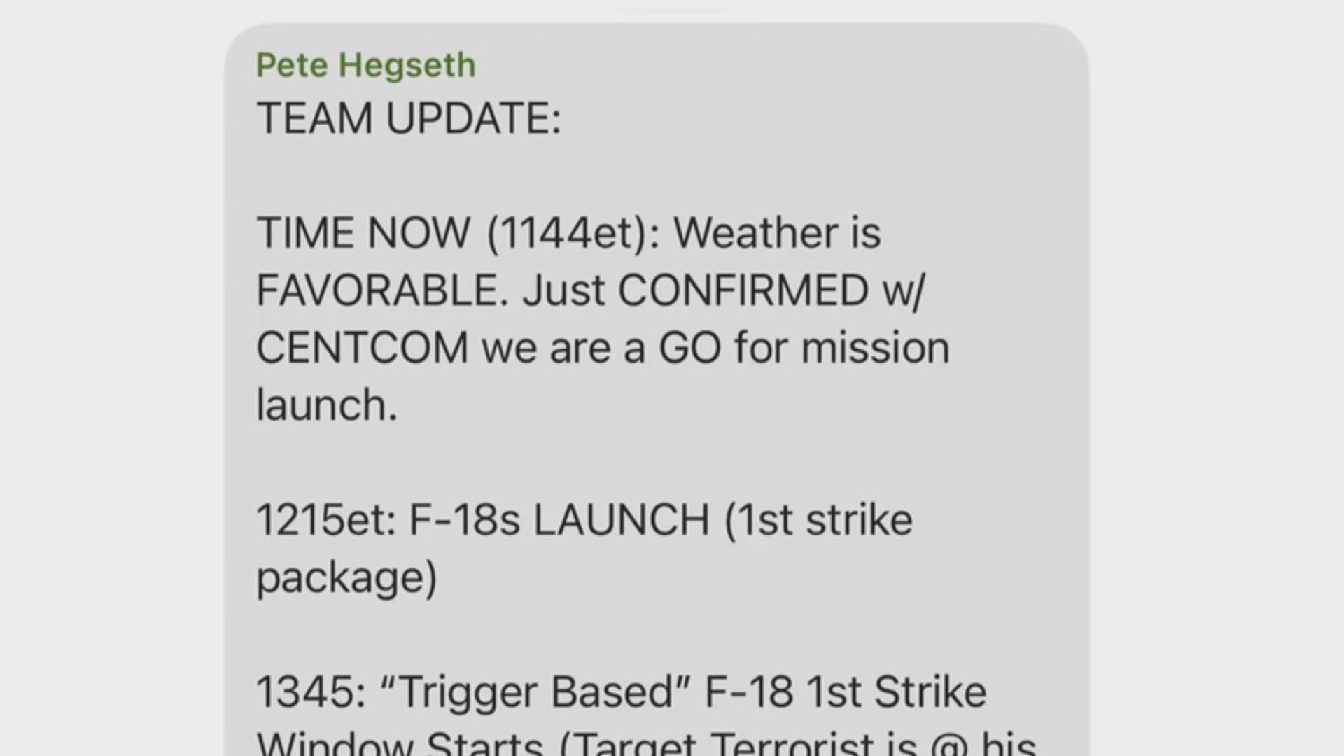 白宮Signal群組加錯人｜《大西洋月刊》再披露訊息顯示攻擊胡塞武裝確實時間