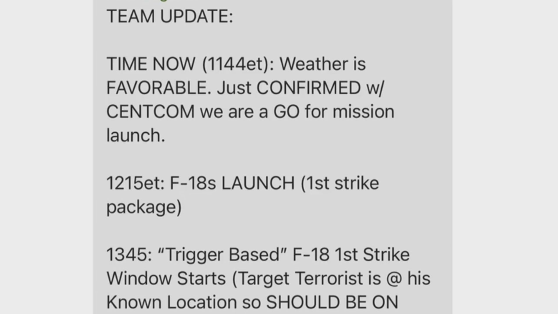 《大西洋月刊》披露被洩訊息截圖　白宮否認訊息屬機密資料