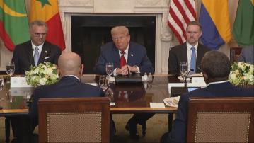 特朗普會見利比里亞總統時失言　讚對方英語流利被指是冒犯