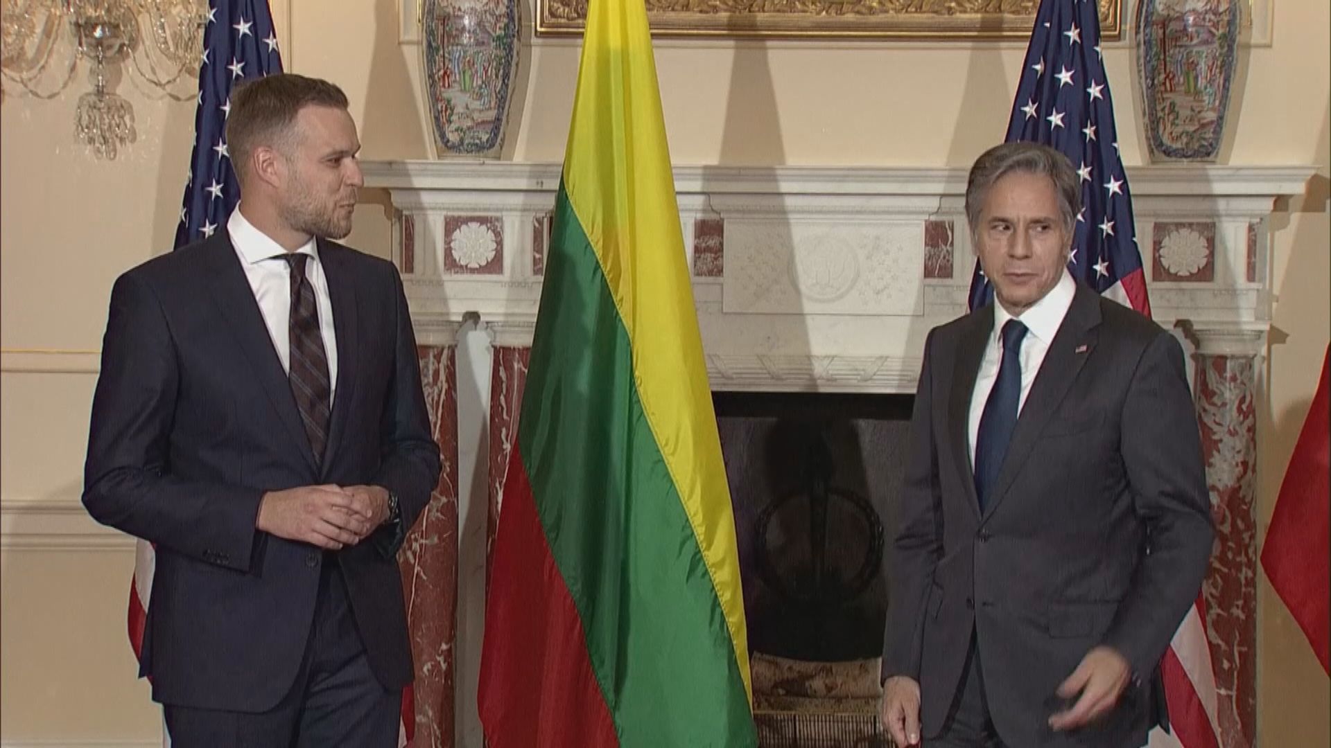 布林肯：美國支持立陶宛面對中國的脅迫