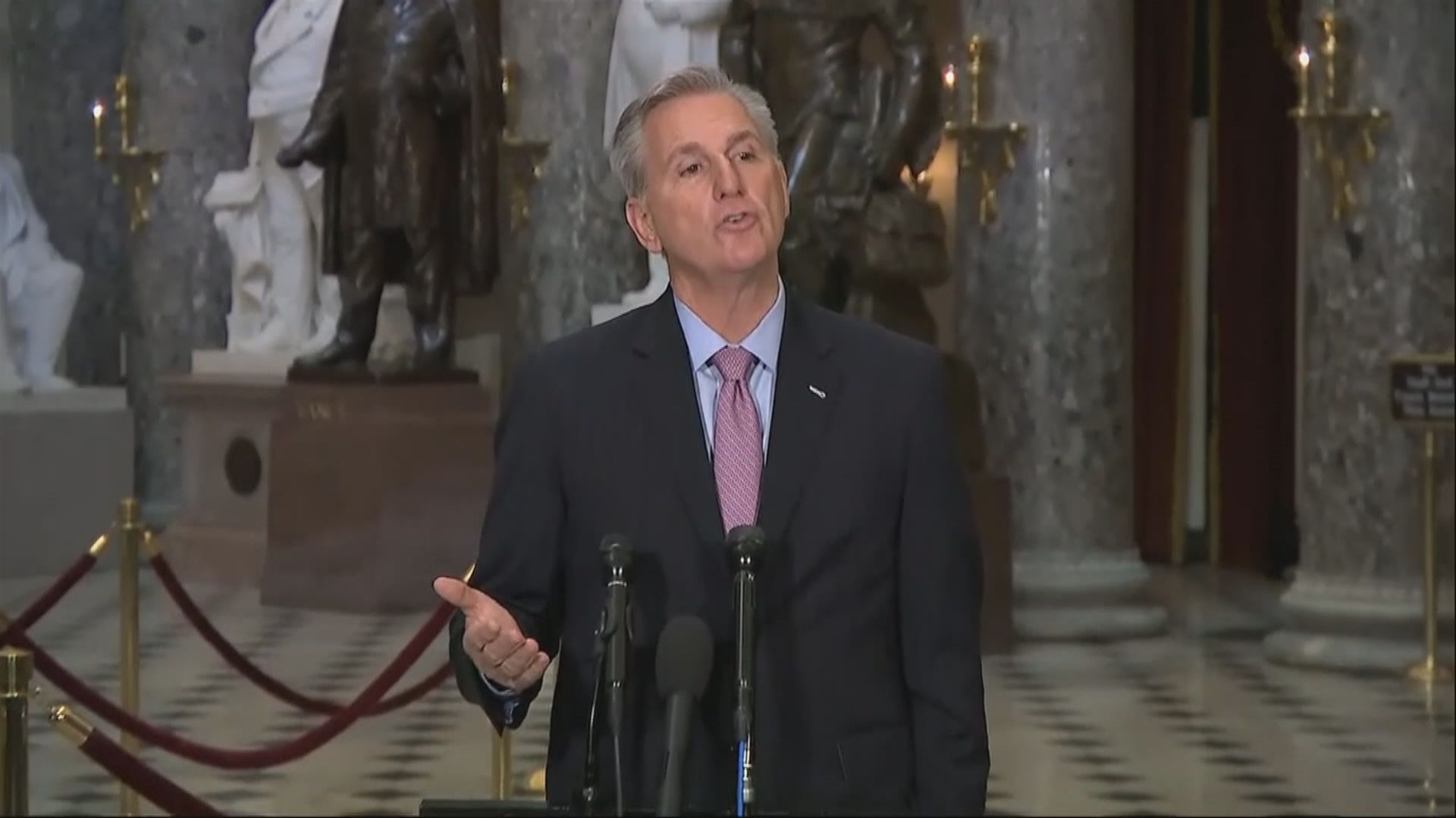 美眾議院前議長麥卡錫宣布辭職 年底前離開眾議院