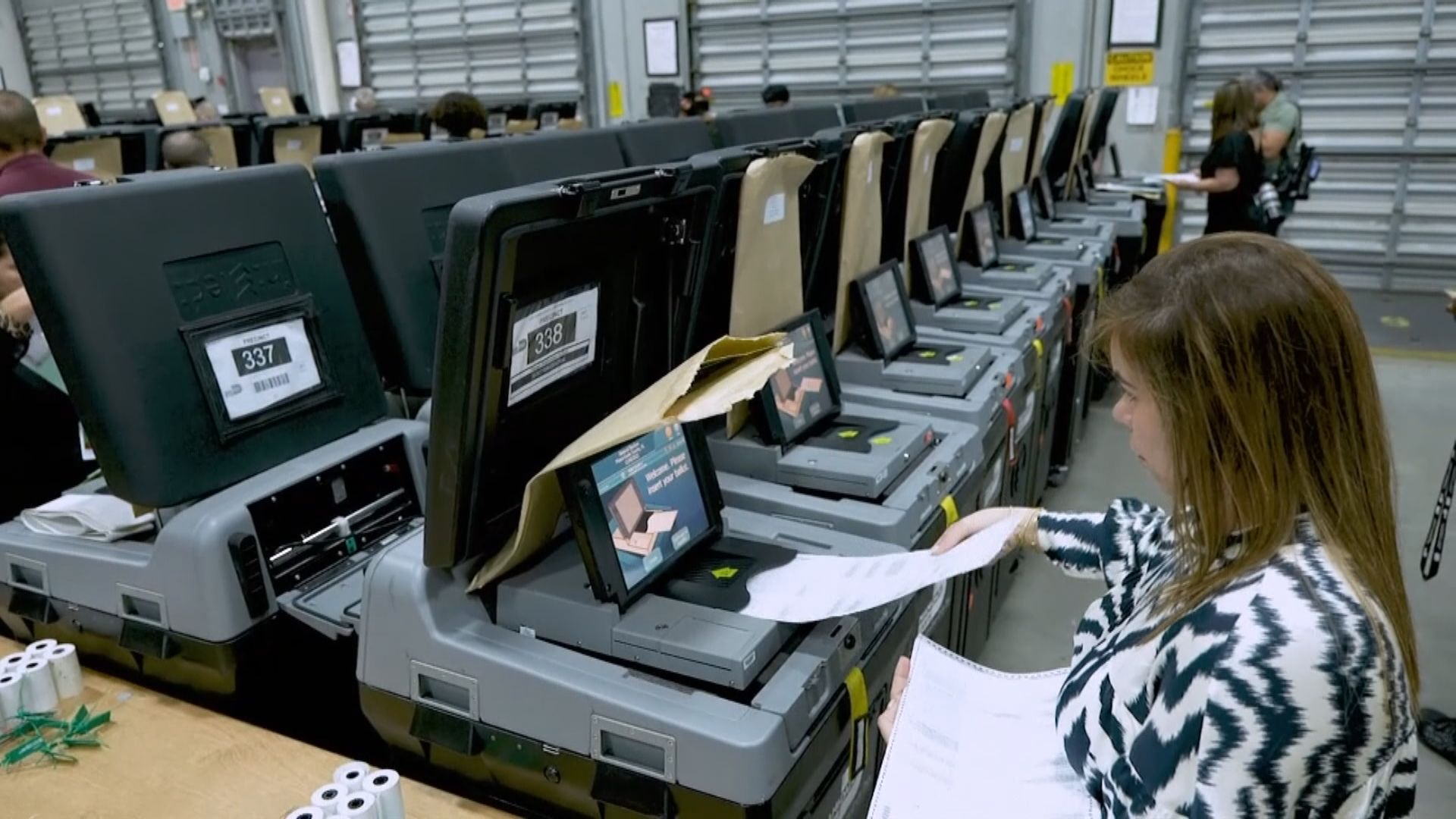 佛羅里達州地方選舉官員測試投票系統