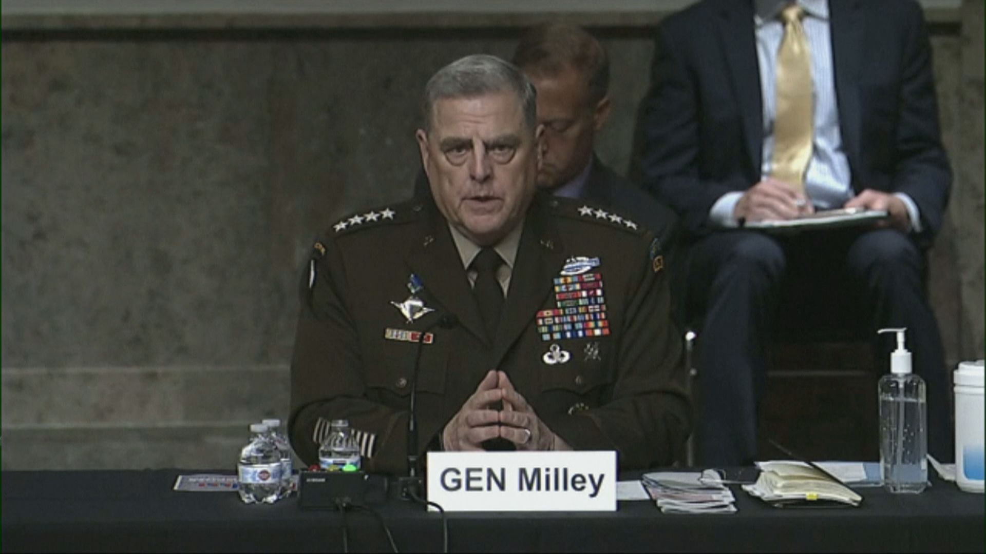 米利重申兩度聯絡解放軍高層符合職責