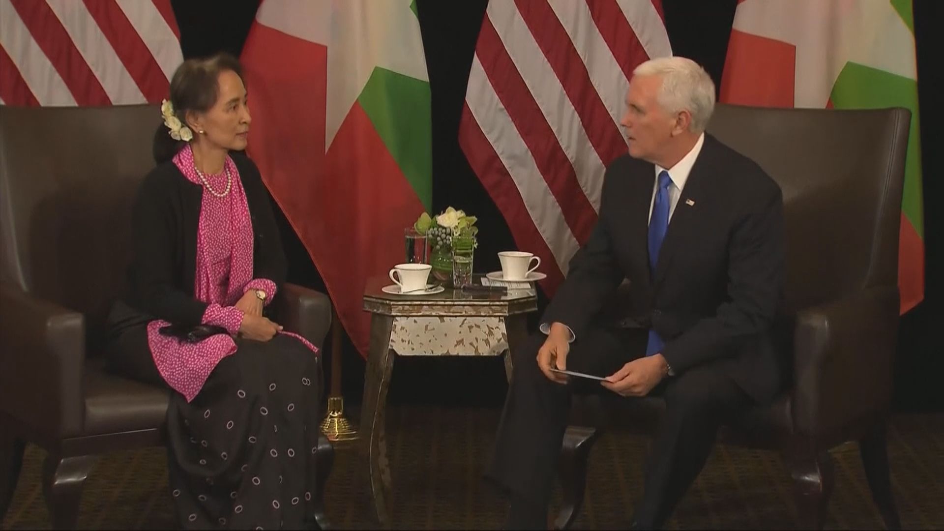 彭斯稱羅興亞人遭迫害是不能饒恕