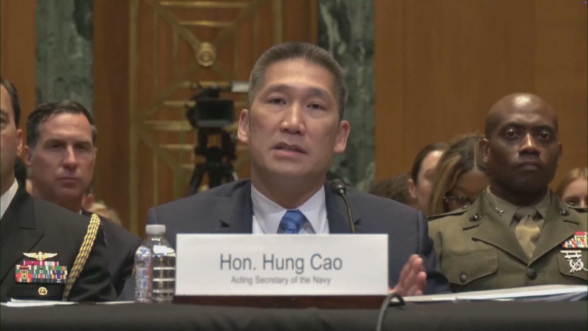 特朗普提名越南裔高雄出任海軍部長