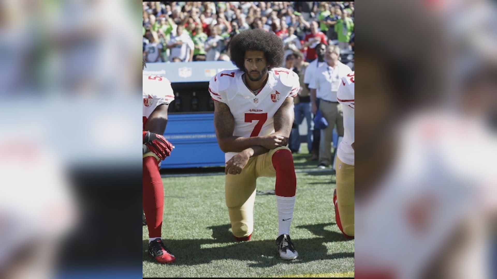 單膝下跪抗議而被封殺前美式足球球員有望獲平反