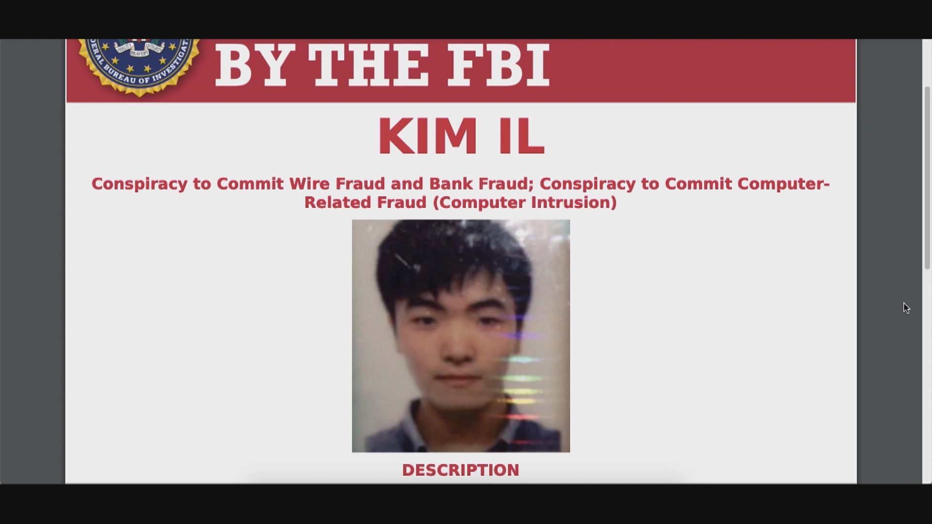 美起訴三北韓黑客涉圖盜取逾13億美元款項