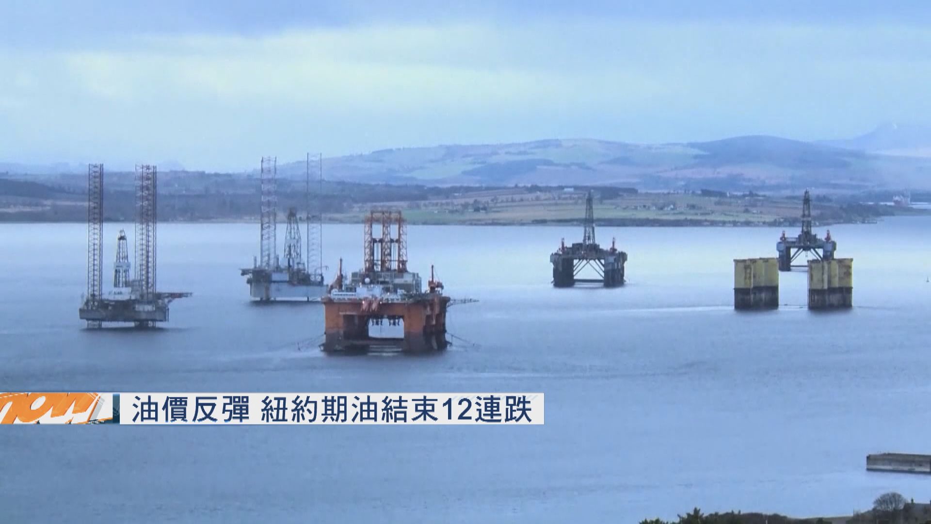 油價反彈　紐約期油結束12連跌