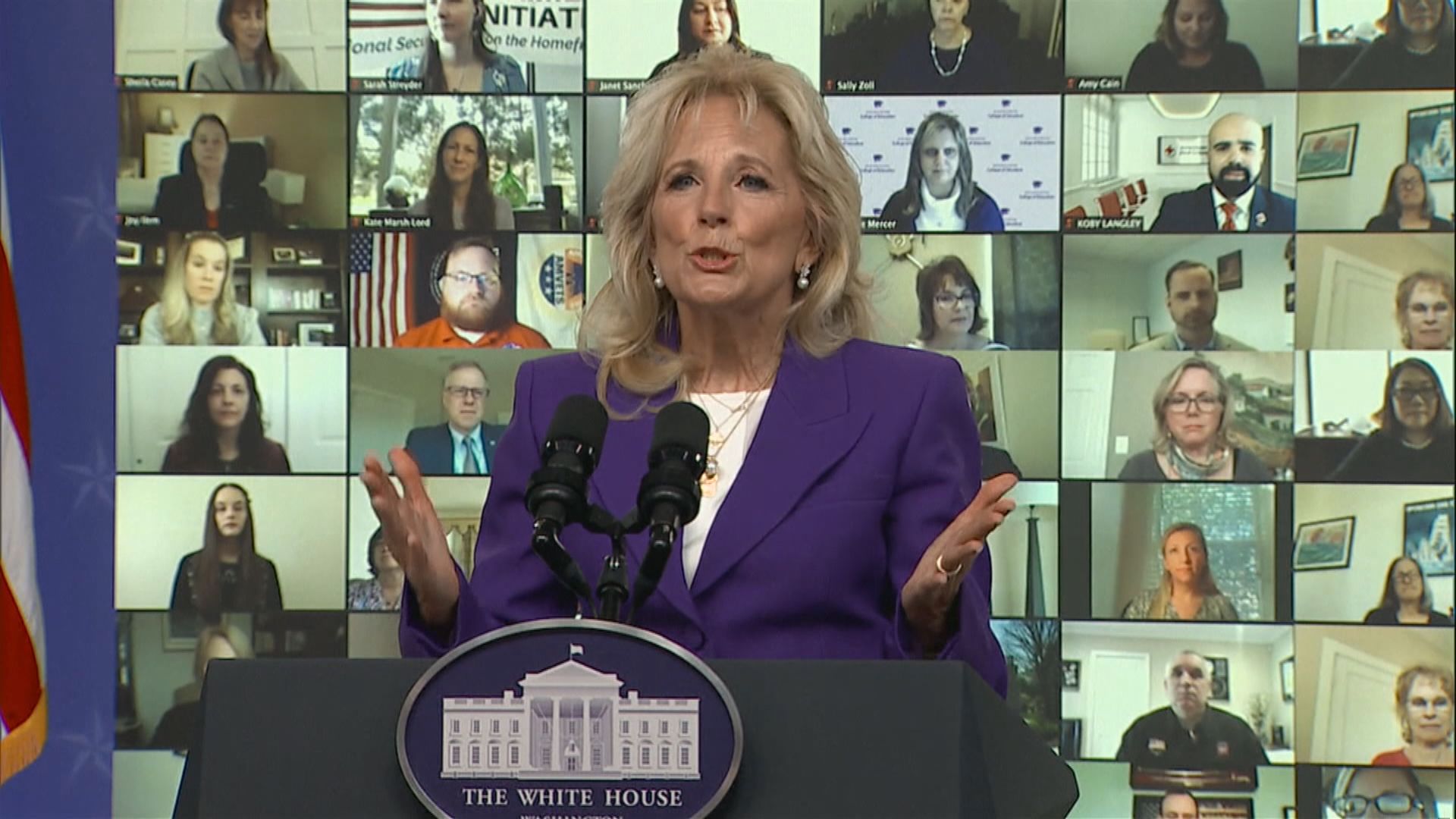 拜登指第一夫人吉爾或出席東京奧運開幕式