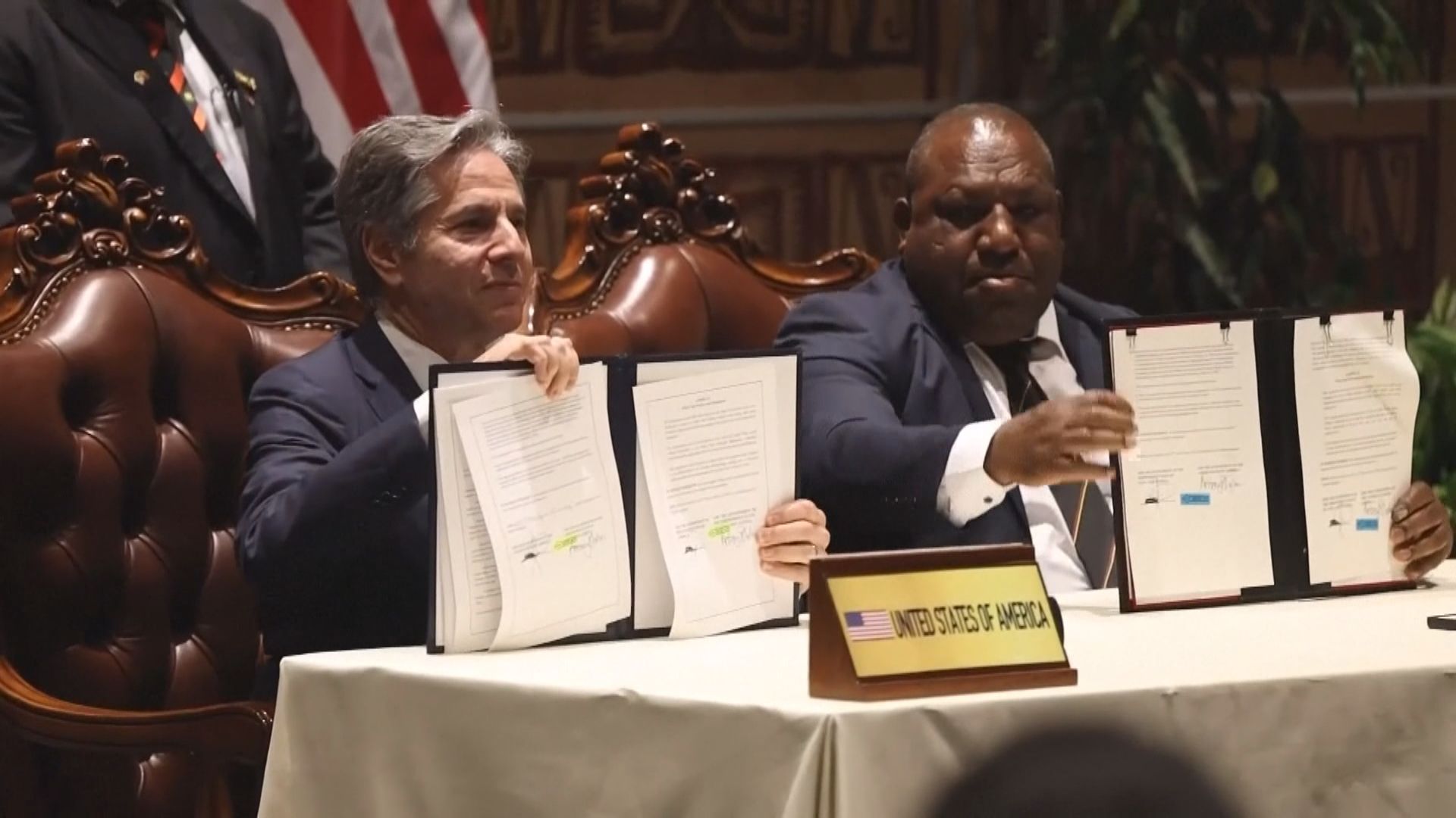 美國與巴布亞新幾內亞簽署防衛和海事合作協議