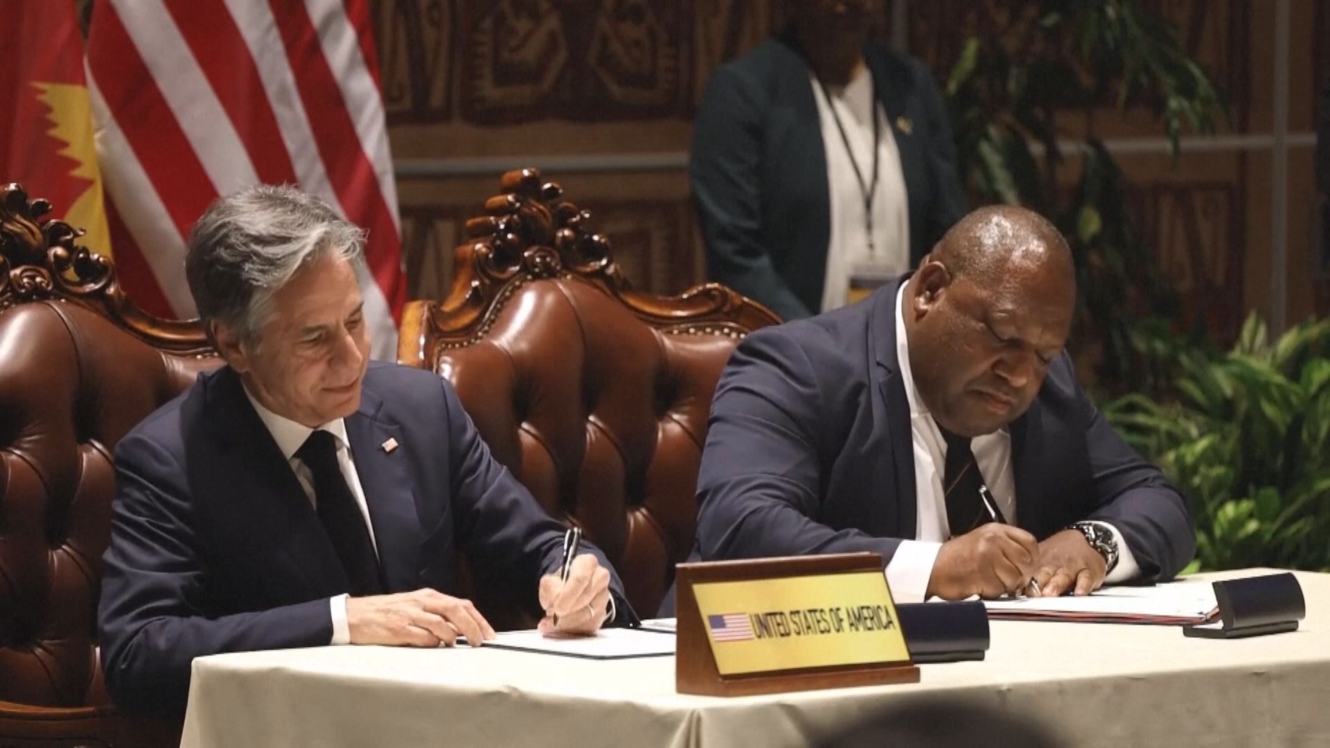 美國與巴布亞新幾內亞簽署防衛和海事合作協議