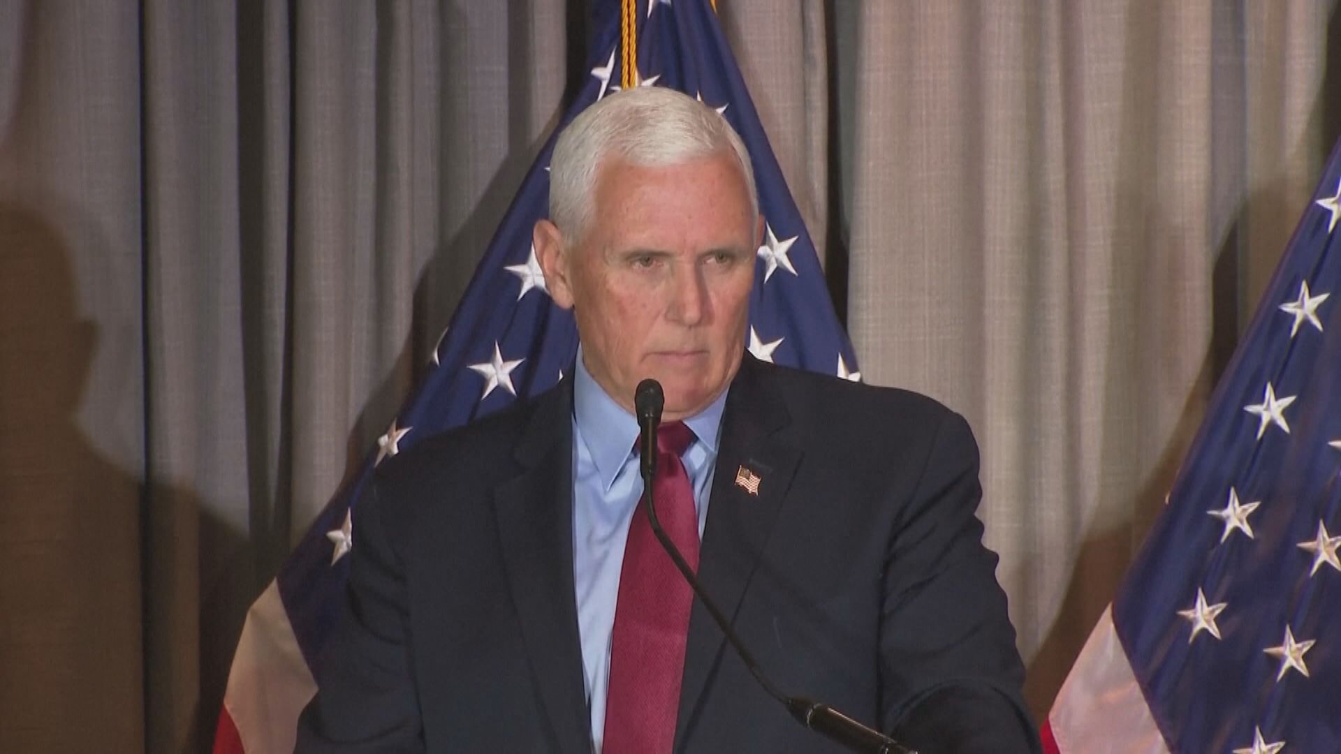 彭斯宣布角逐美國總統選舉 周三展開競選活動