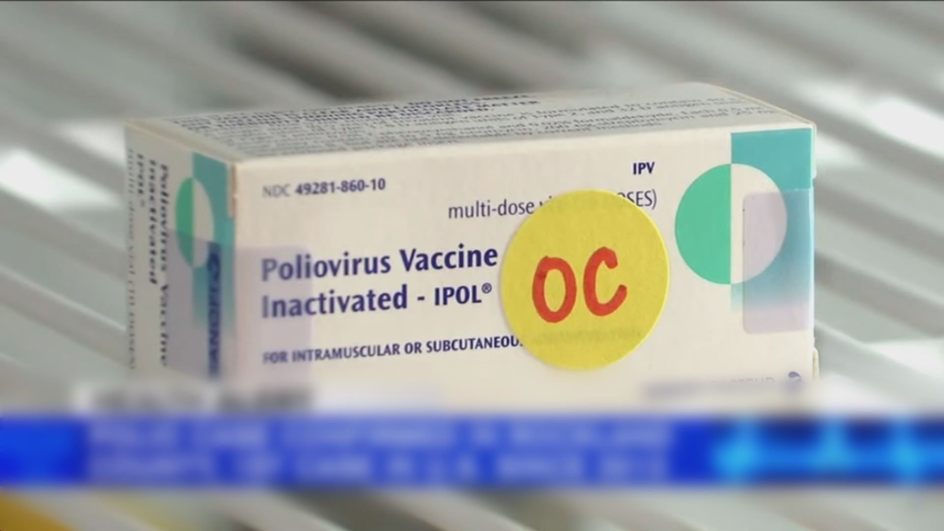 紐約州發現美國近十年來首宗小兒麻痹症