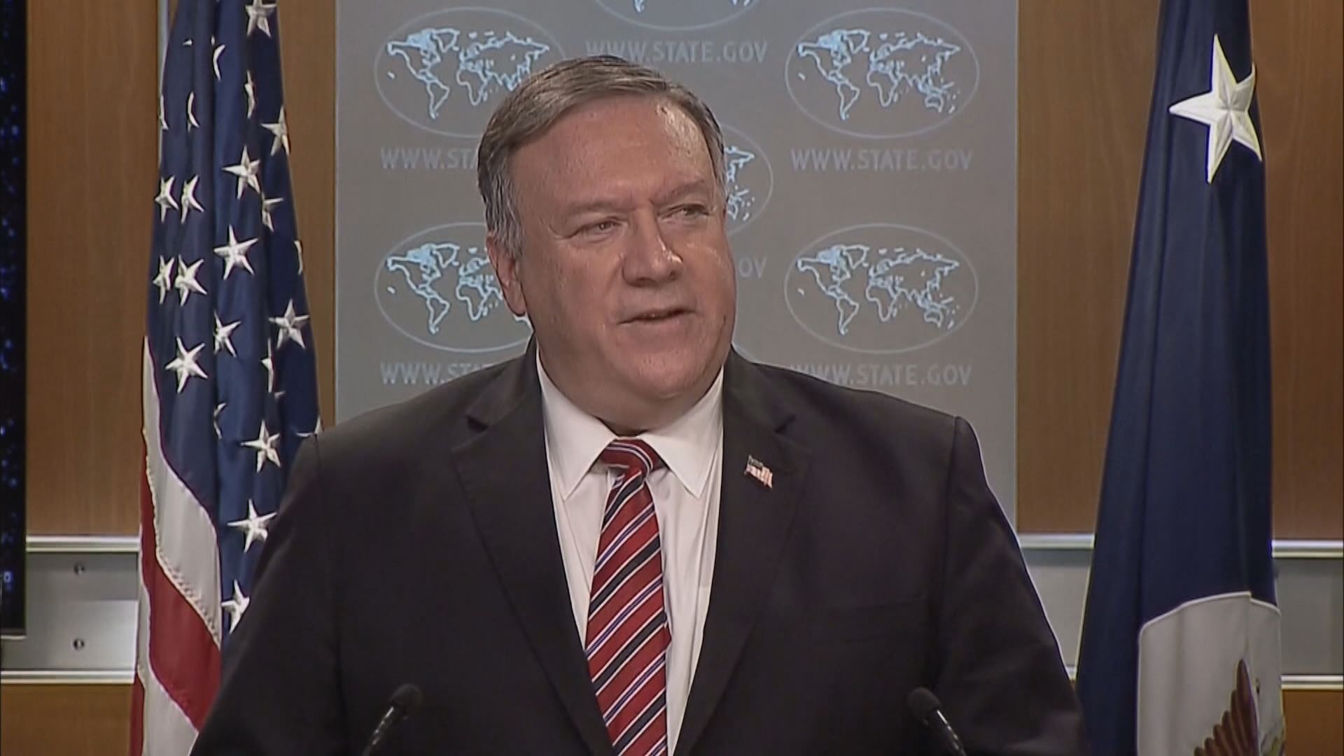 蓬佩奧：香港自由受侵蝕反映北京不守信用