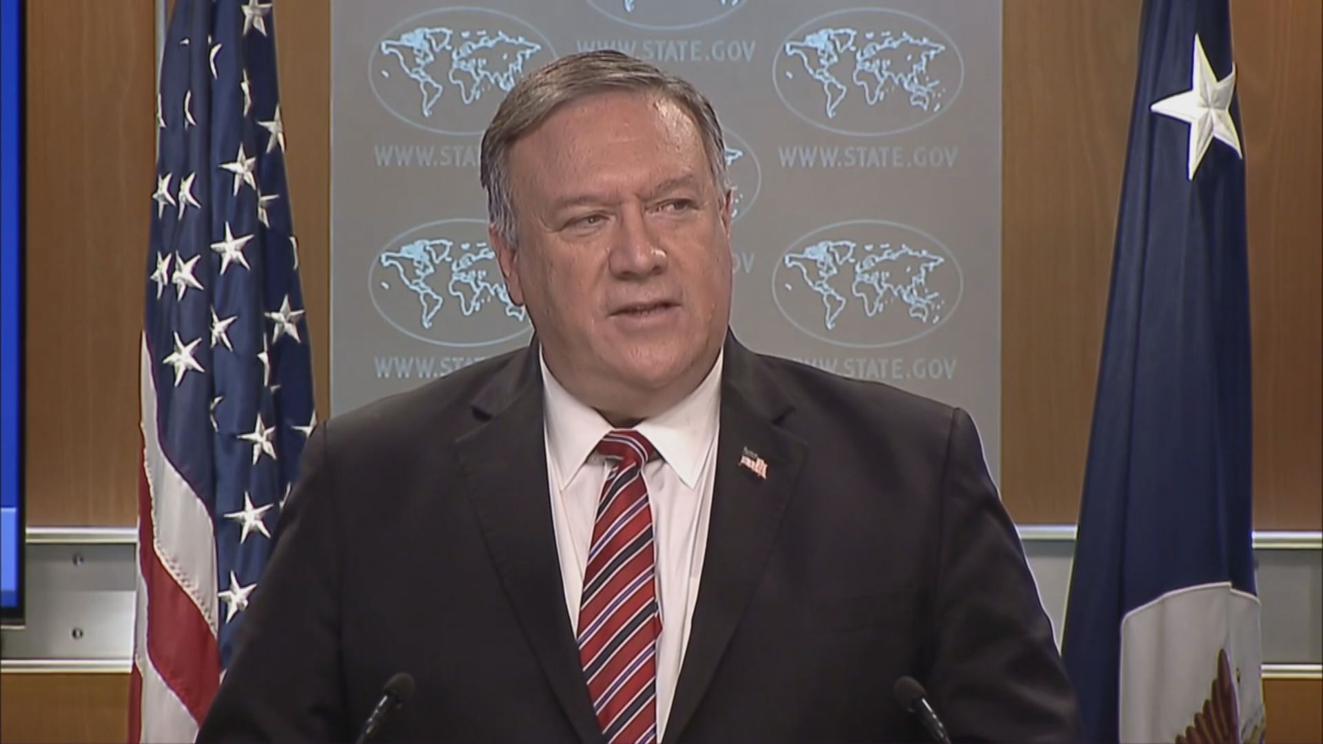 蓬佩奧批北京干預香港管治影響美國利益