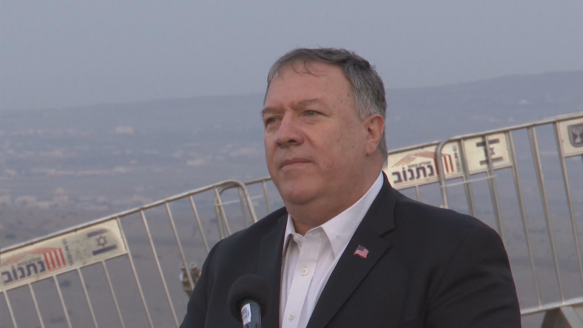 蓬佩奧到訪戈蘭高地　為首位到訪當地美國國務卿