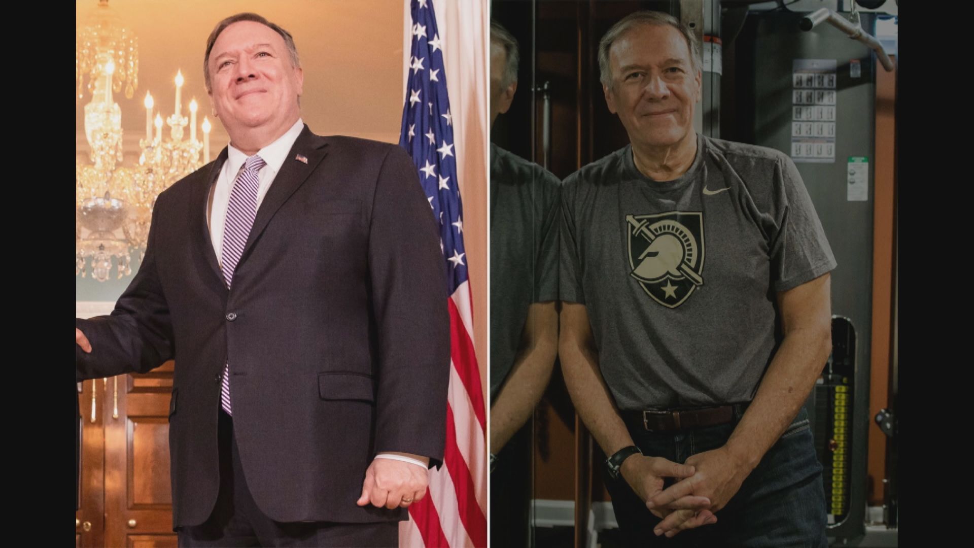 美國前國務卿蓬佩奧半年大減約40公斤