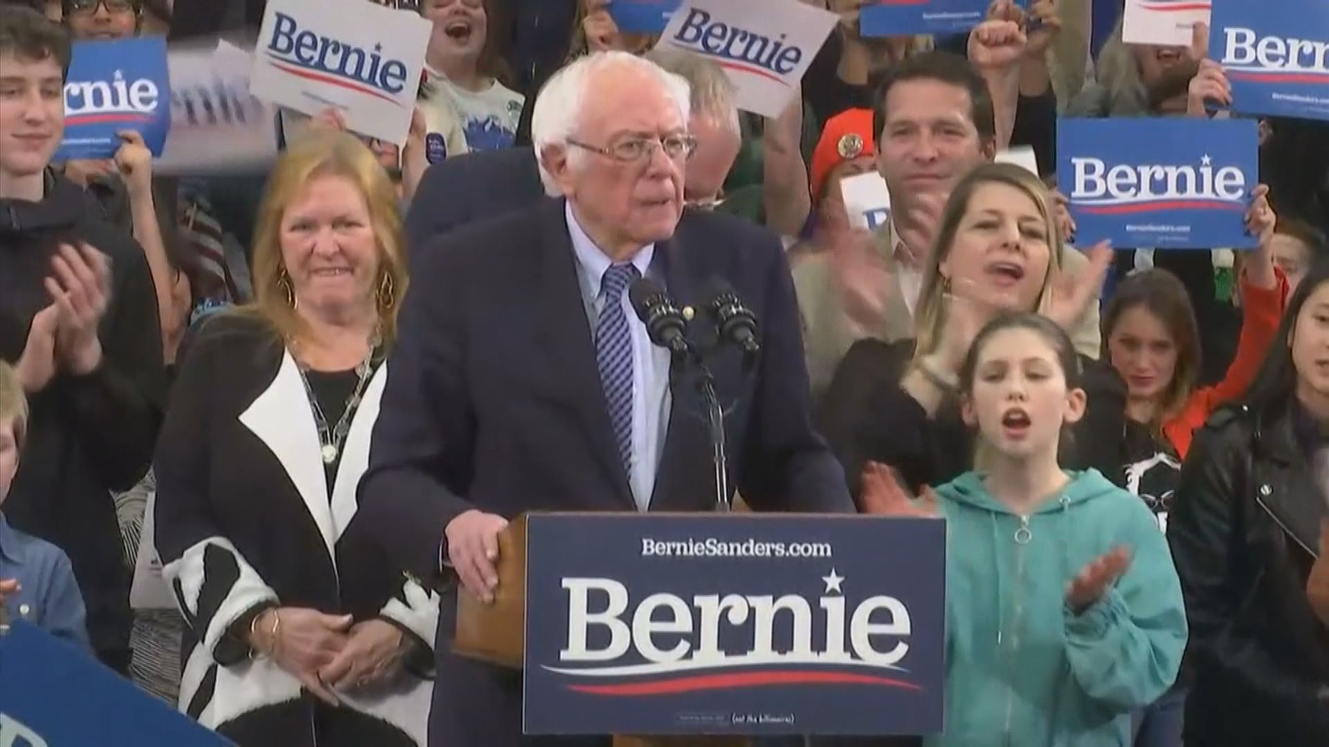 桑德斯勝出新罕布什爾民主黨初選