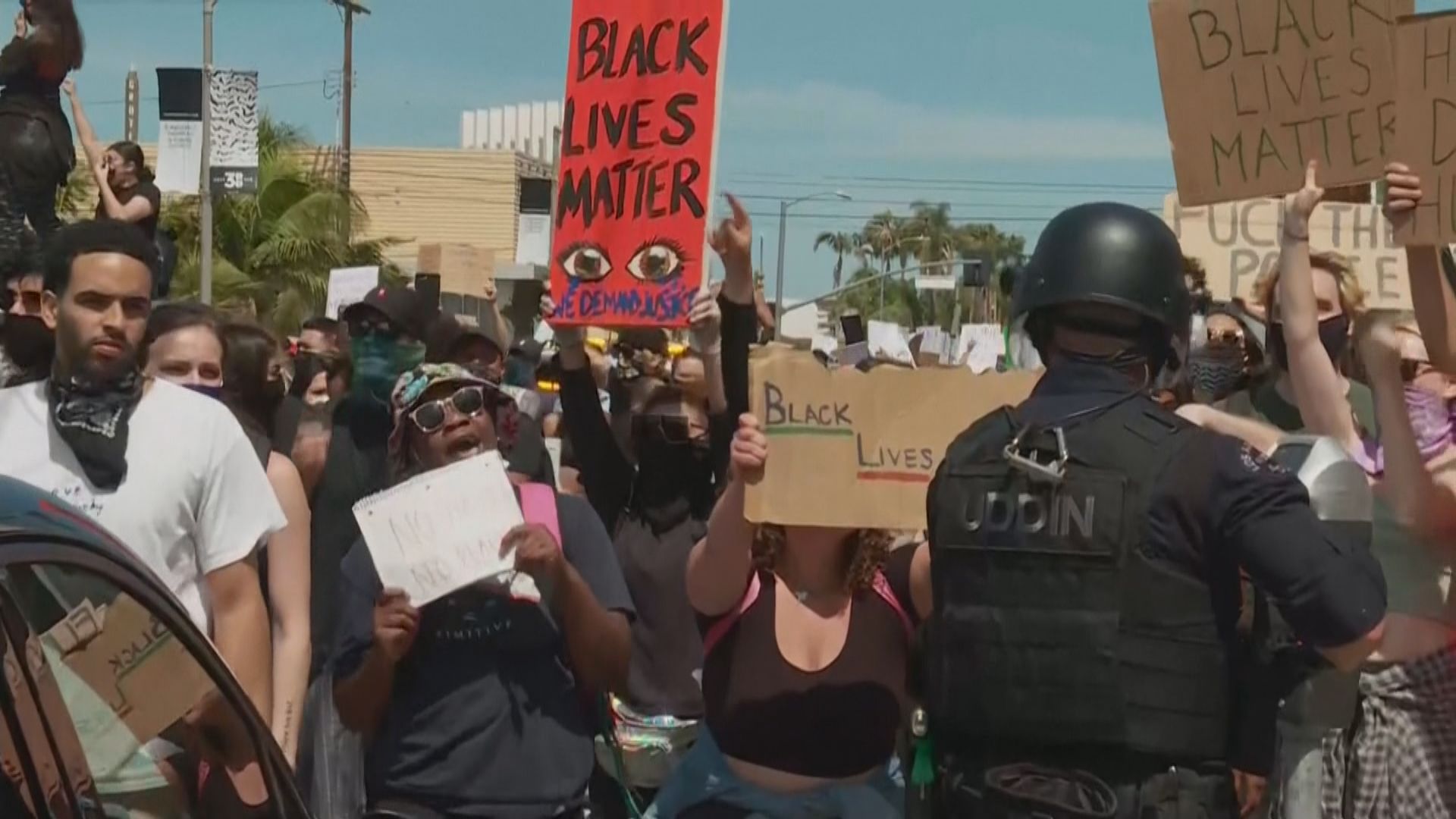 國防部指美軍已準備好介入應對示威