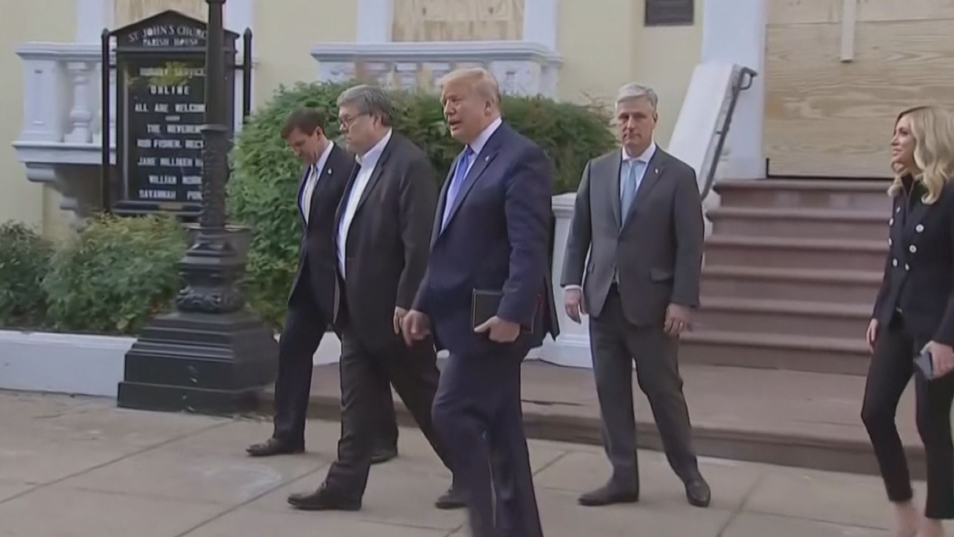 特朗普對示威態度強硬　調派士兵到華盛頓加強保安