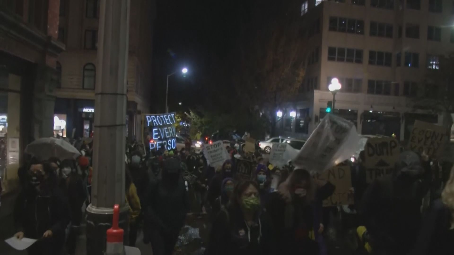 美國多地示威要求點算所有選票