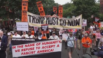 美國多處有民眾響應「無王日」示威　批特朗普以國王自居