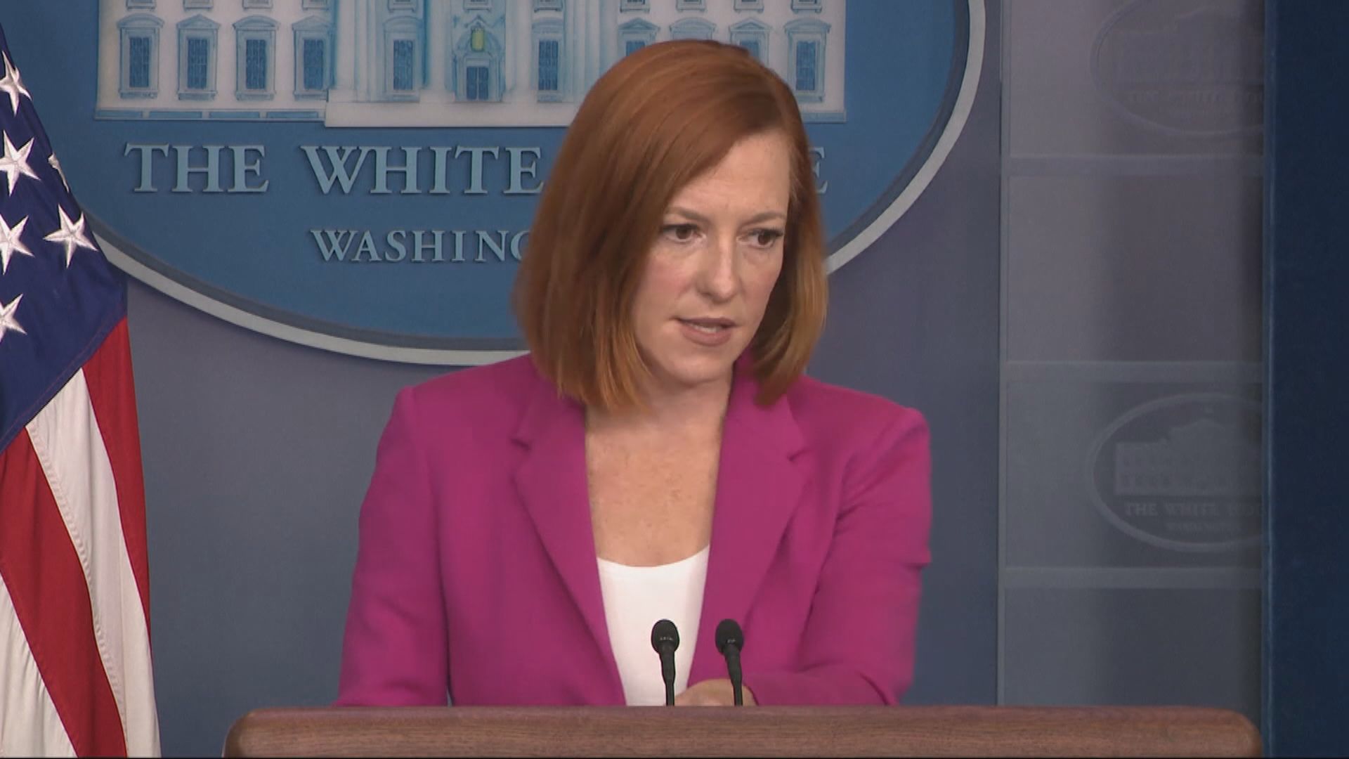 美國白宮發言人普薩基確診新冠病毒