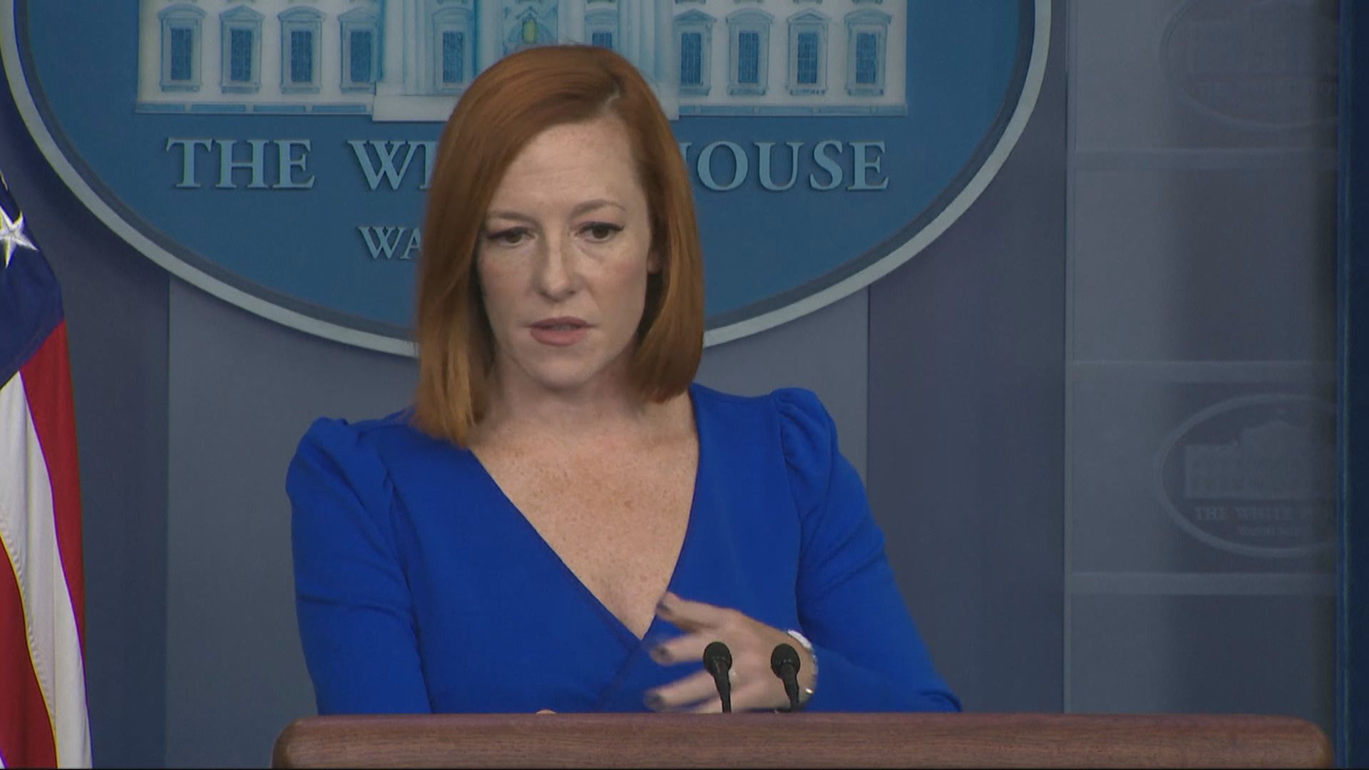 美國白宮發言人普薩基確診新冠病毒　上周曾見過拜登