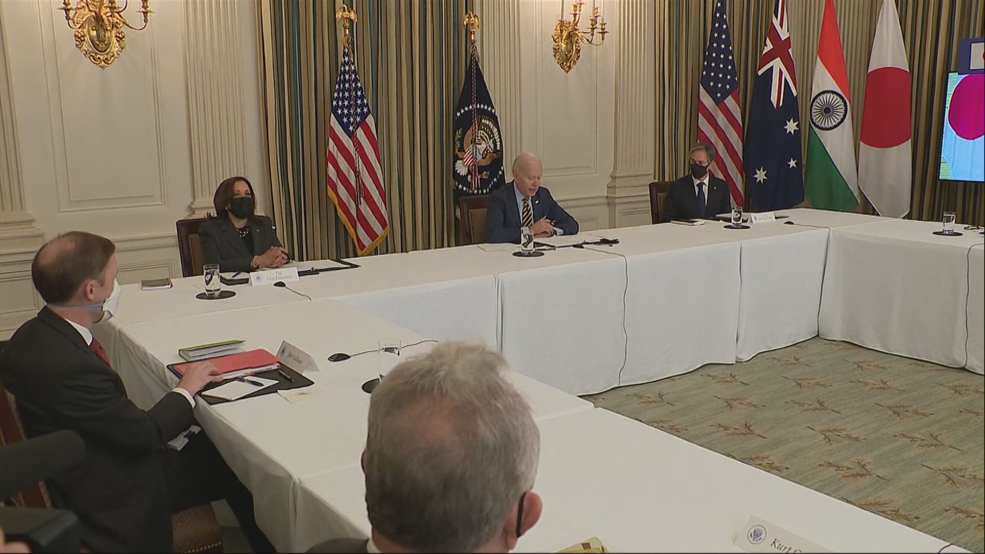 美日印澳領袖同意確保印太地區自由開放