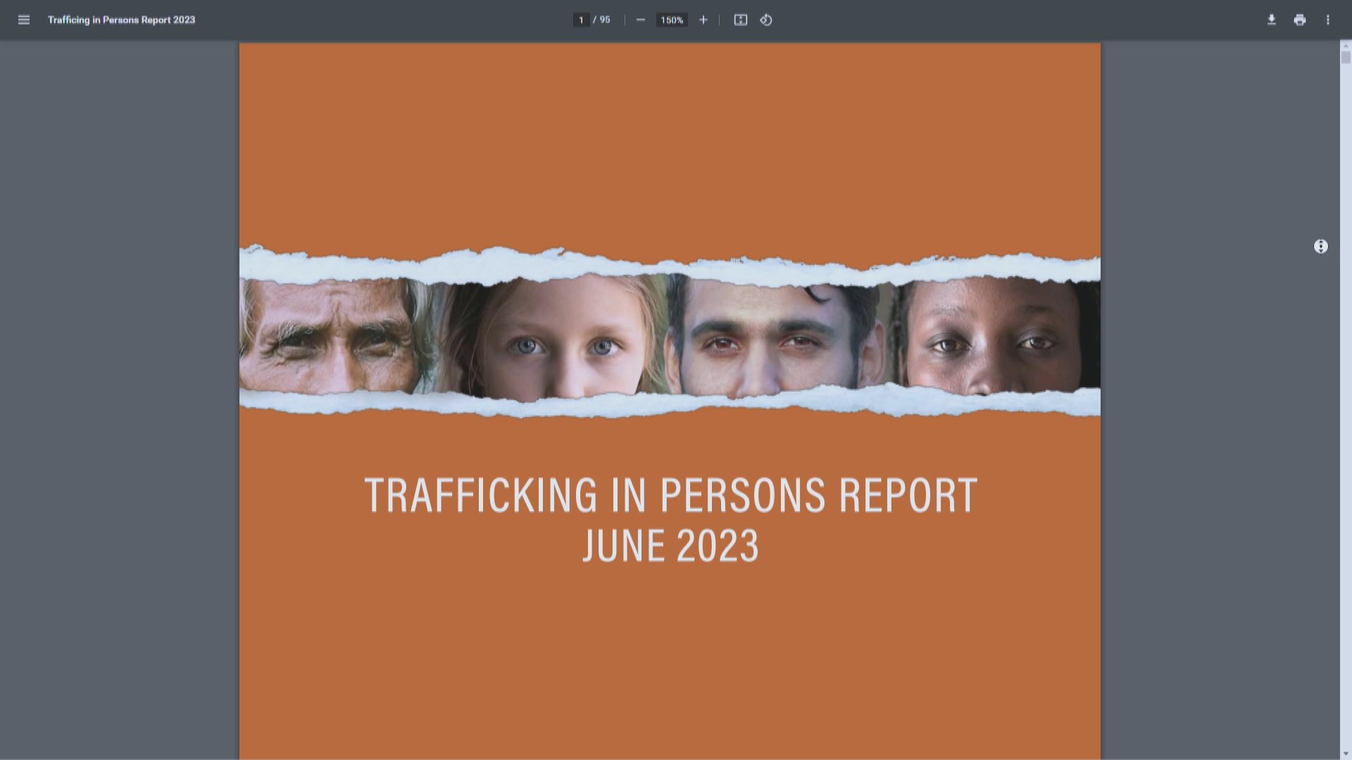 美國發表販運人口報告 外交部駐港公署及特區政府強烈反對