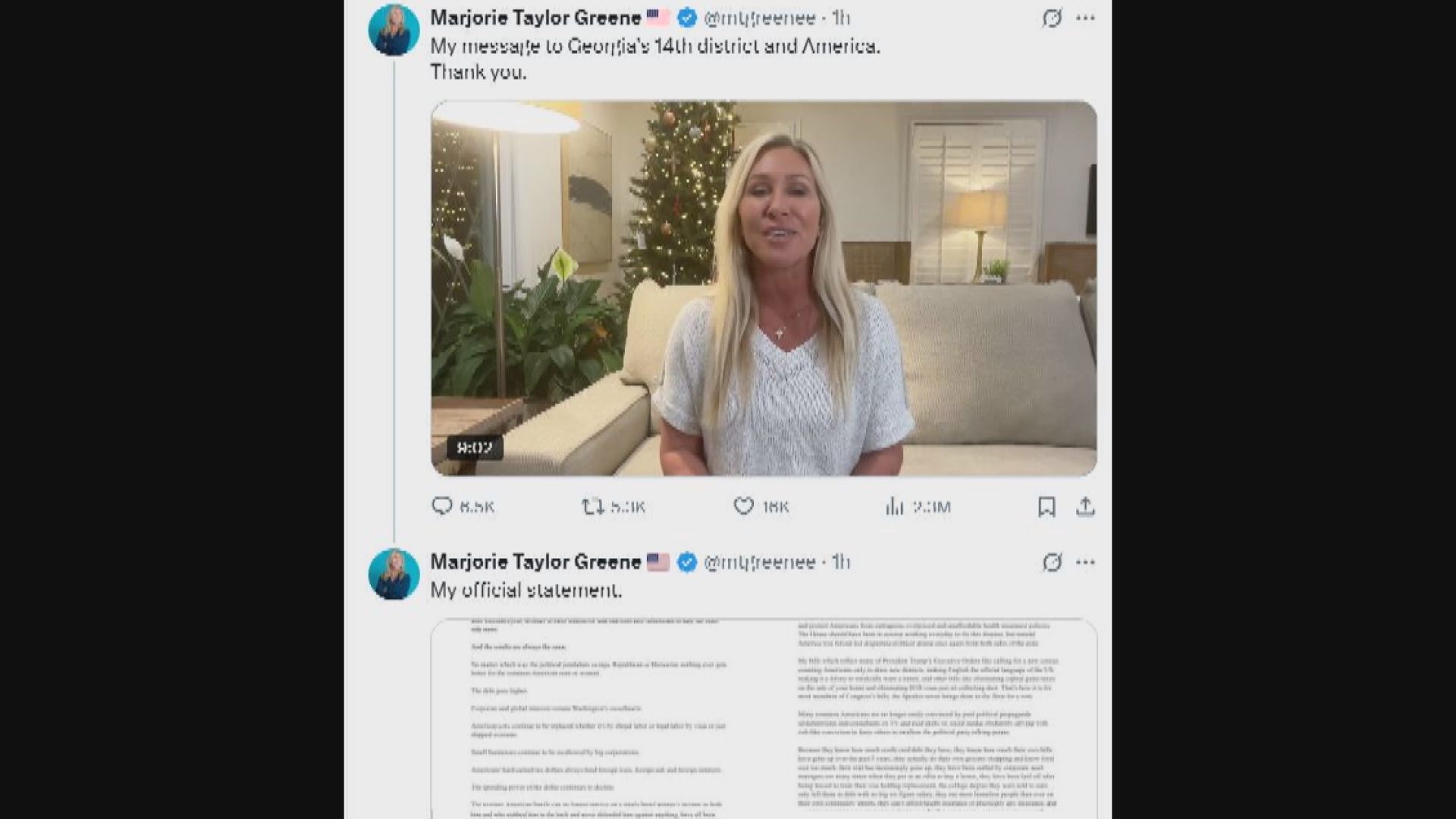 特朗普同MAGA派旗手決裂中期選舉現暗湧　共和黨眾議員格林辭職明年初生效