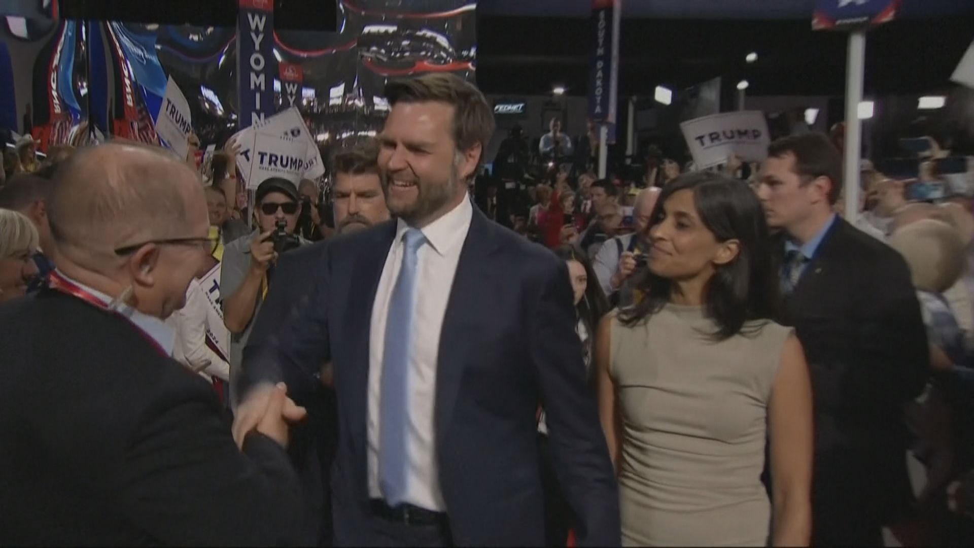 美國共和黨全國代表大會召開 特朗普及萬斯獲提名為正副總統候選人