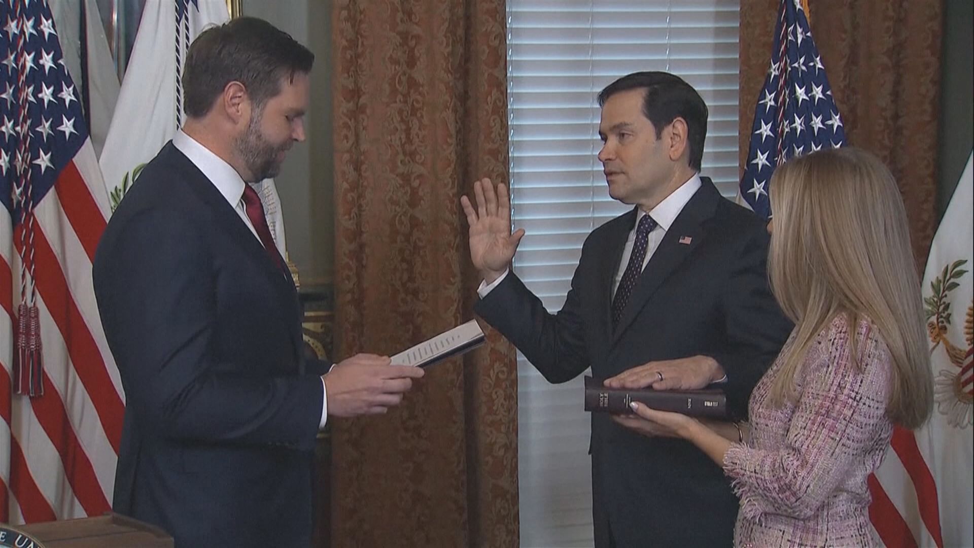 魯比奧就任美國國務卿　籲國務院全力執行特朗普外交政策