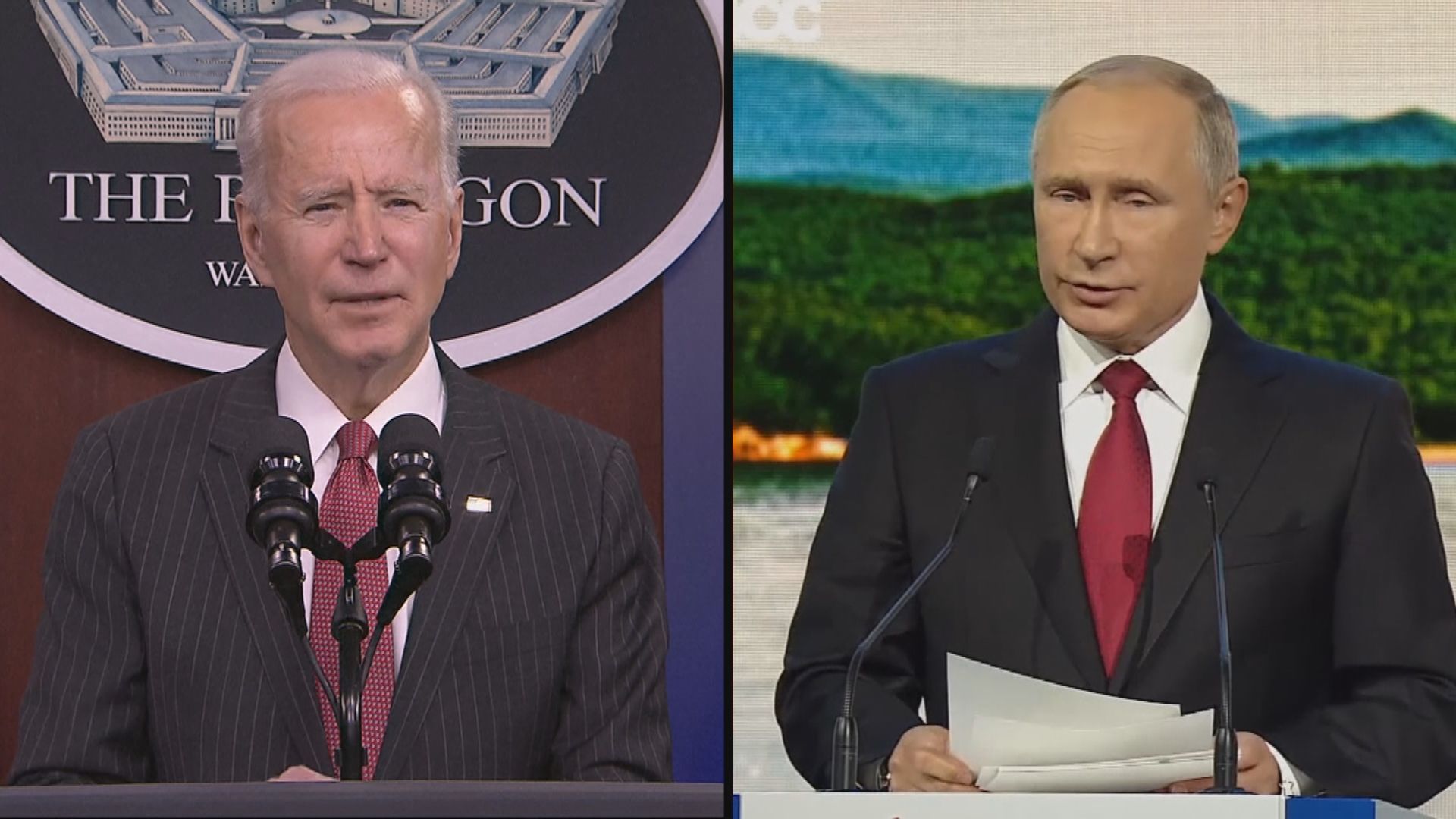 拜登普京通電話談及烏克蘭局勢