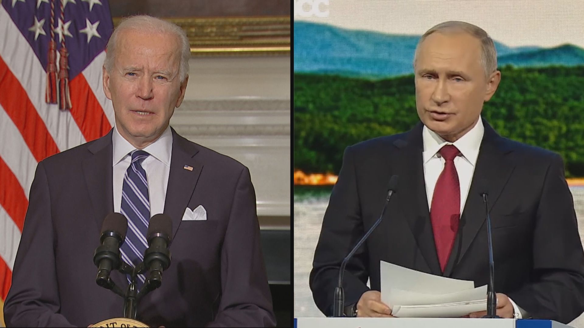 拜登與普京通電話討論俄烏邊境危機